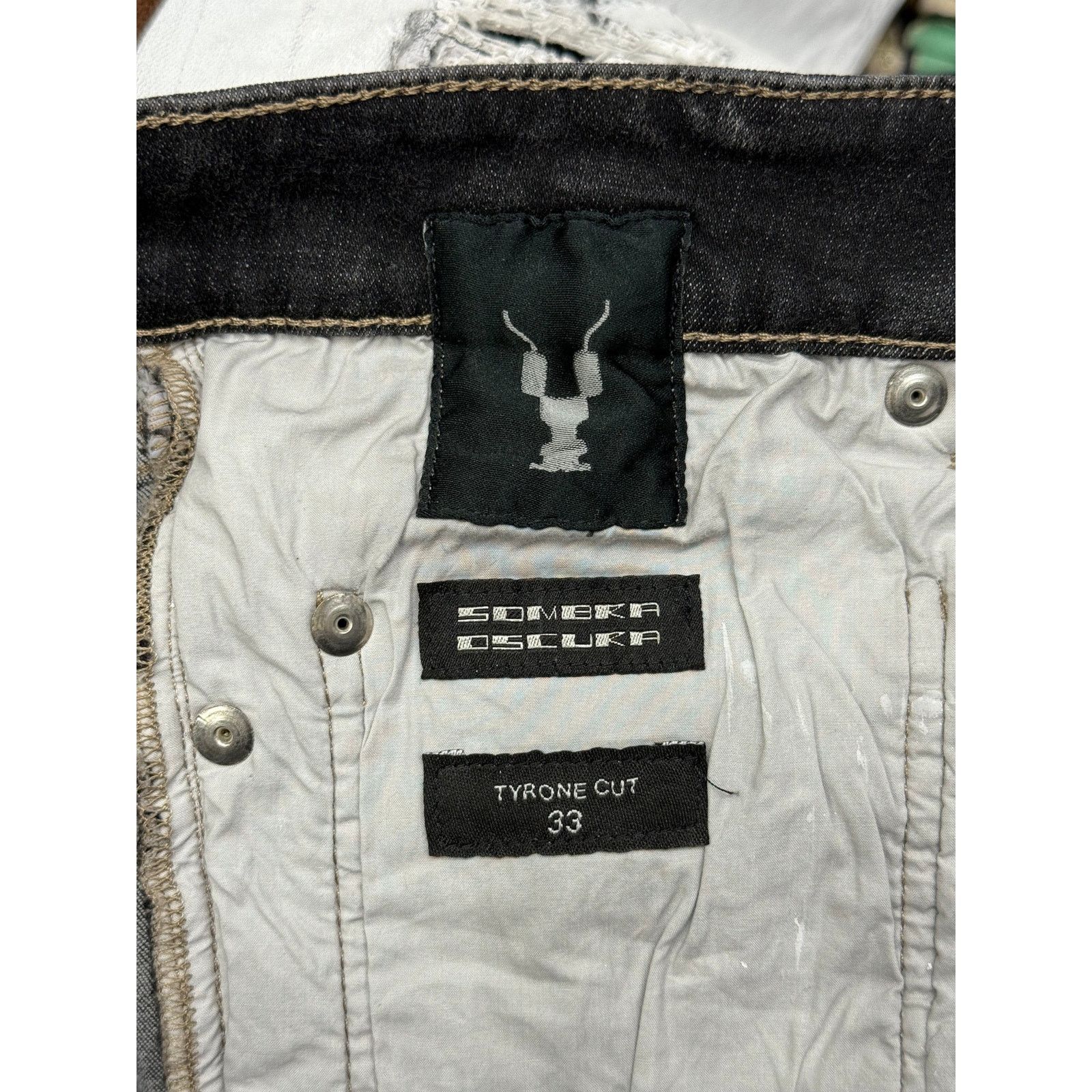 Rick Owens S/S2020 Rick Owens Tyrone painted sample jeans Size US 33 - 8 Thumbnail
