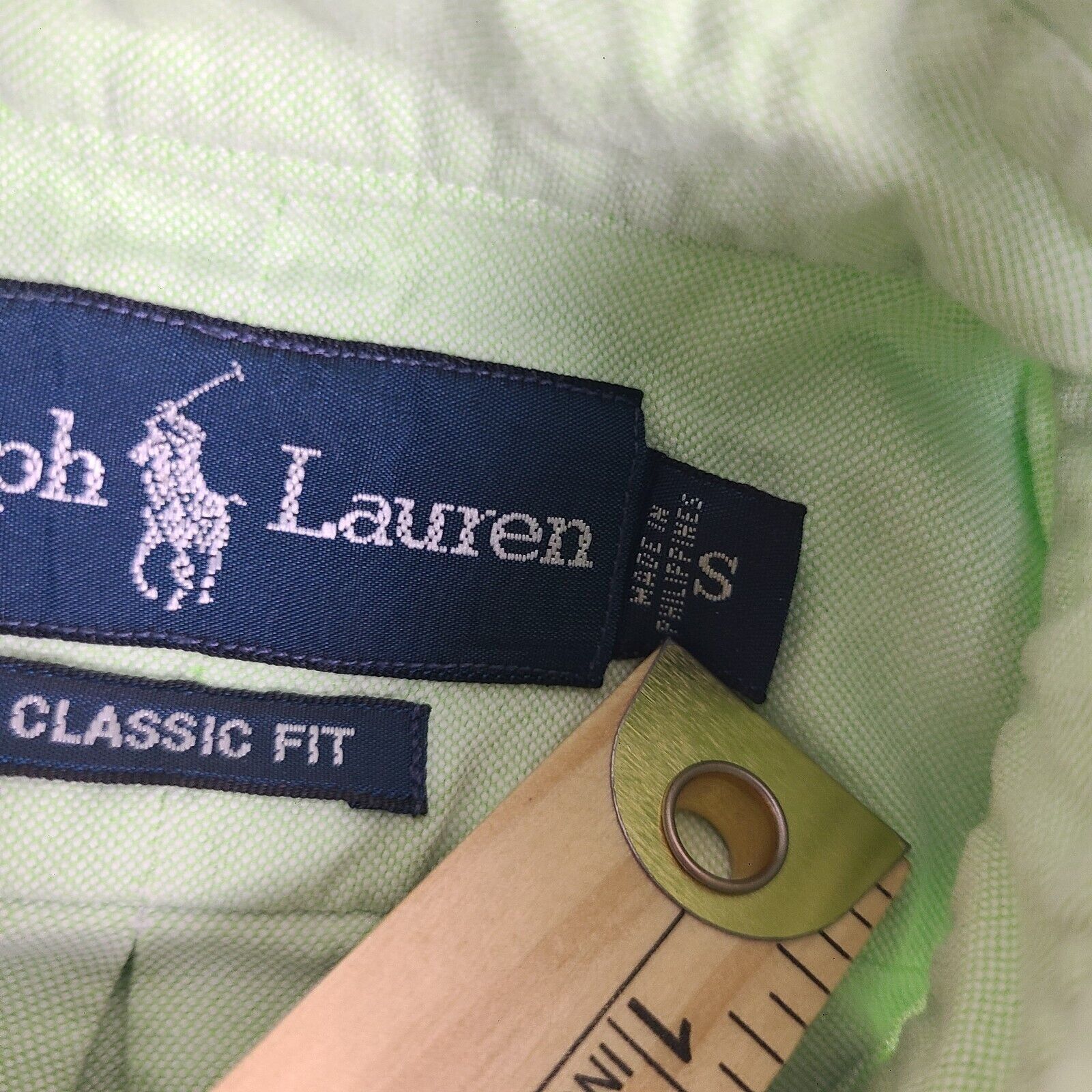 Polo Ralph Lauren Ralph Lauren Classic Fit Men's Short Sleeve Button Up Pistac Size US S / EU 44-46 / 1 - 4 Thumbnail