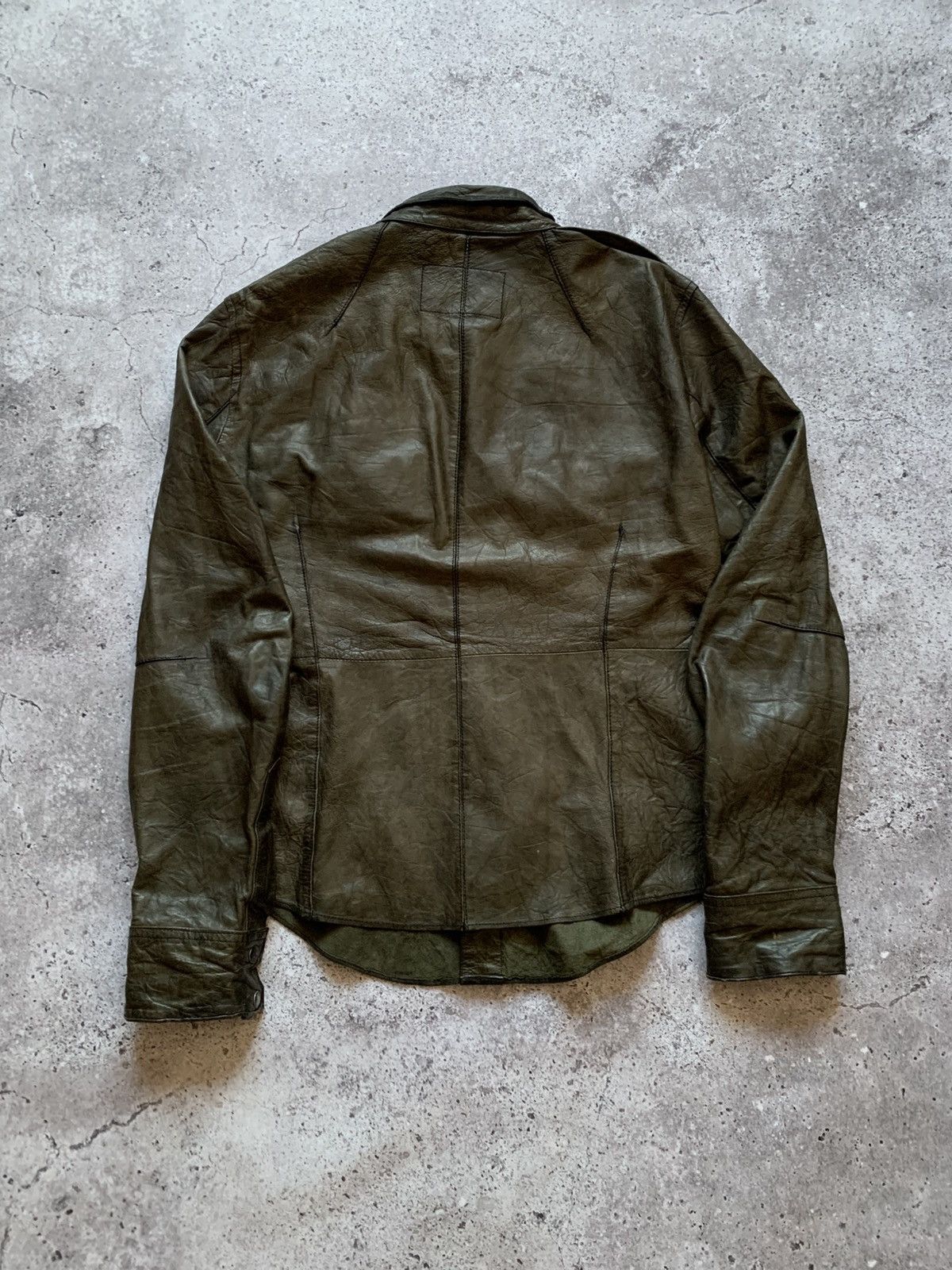 Allsaints 🔥ALLSAINTS AVANT GARDE OPIUM LEATHER JACKET Size US M / EU 48-50 / 2 - 21 Thumbnail