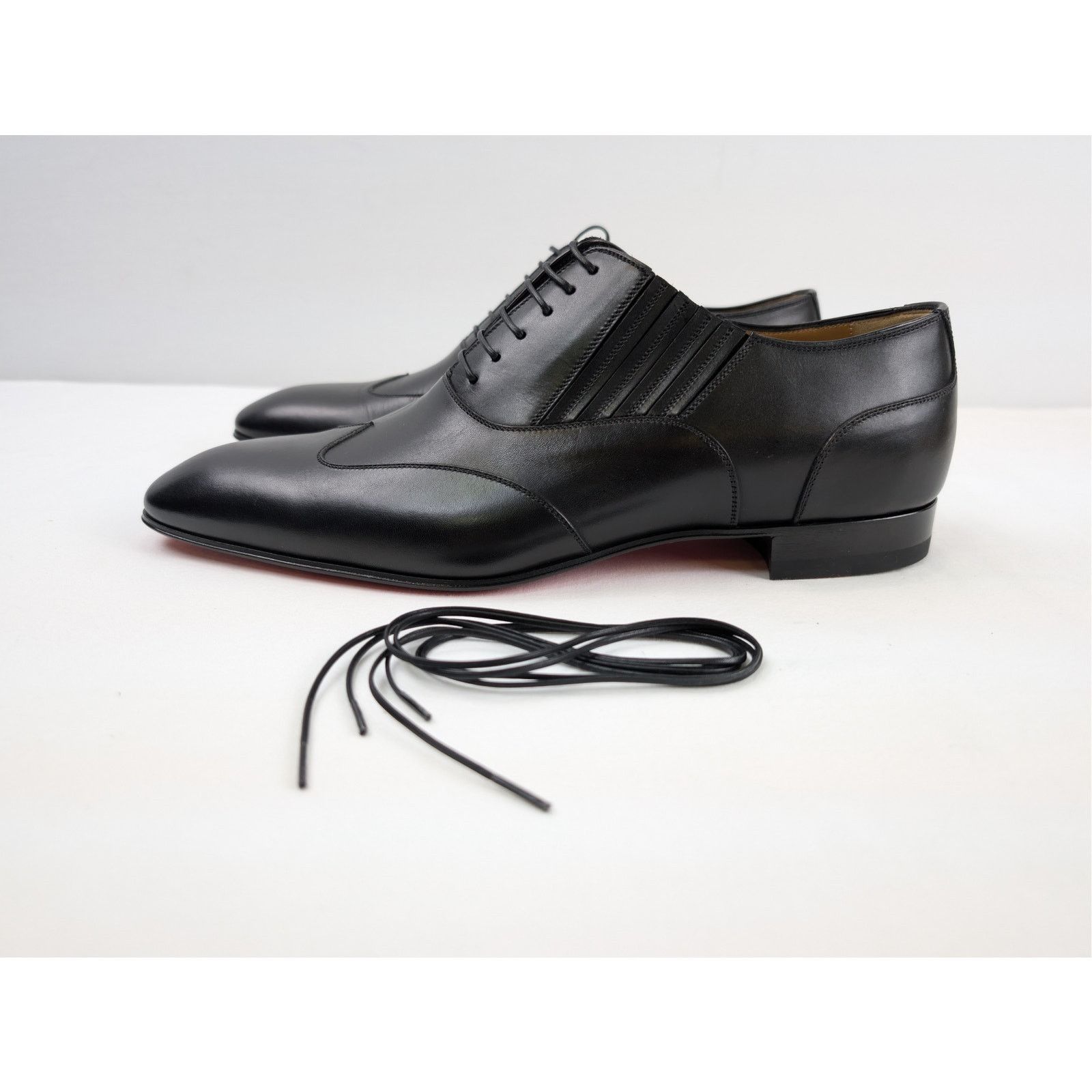 Christian Louboutin o1rshd1 My Amor W Flat Shoe Boots in Black Size US 10 / EU 43 - 10 Thumbnail