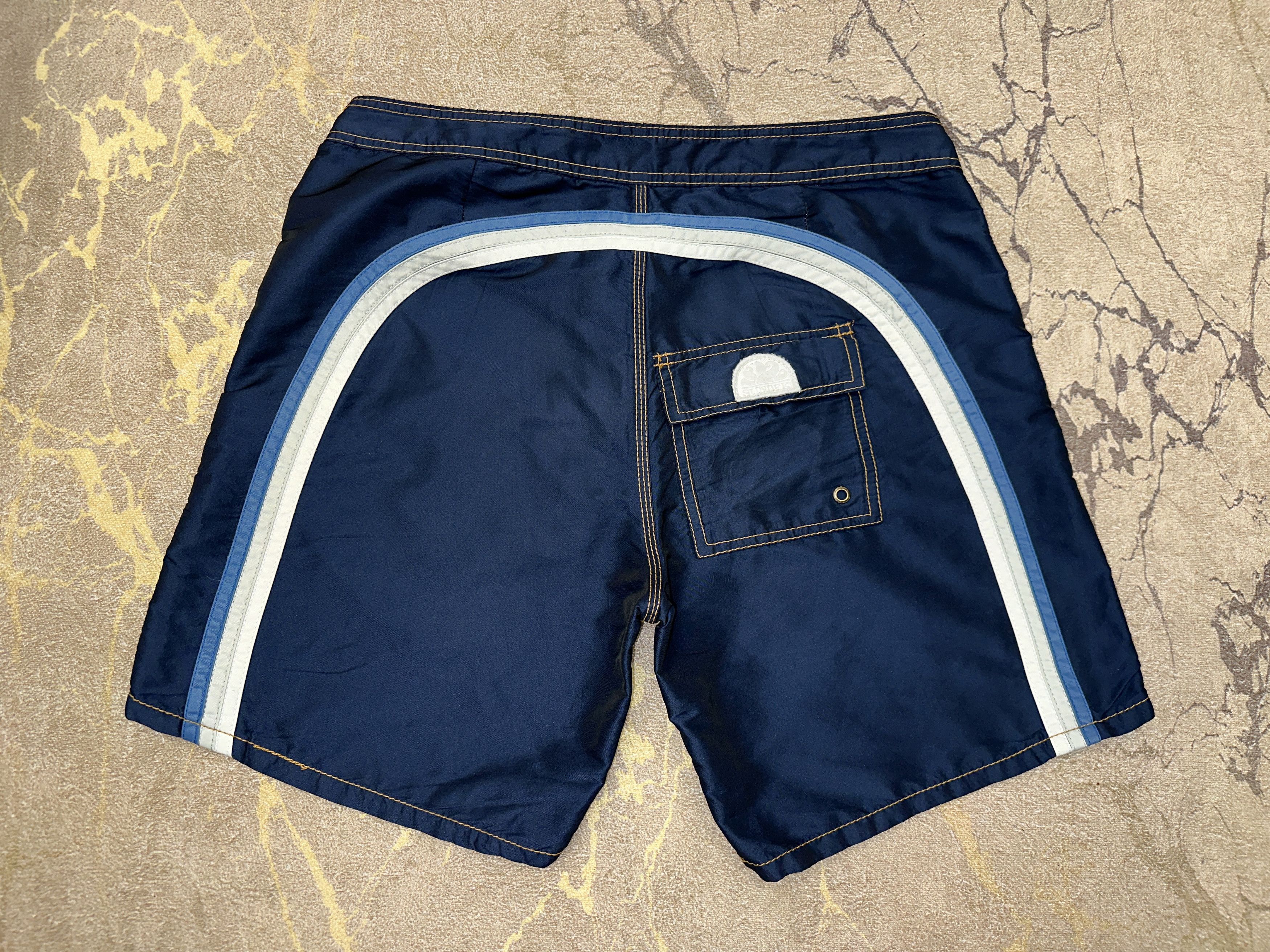 Sundek Sundek 32 Long Board Shorts Surf Trunks BathSuit Size 32 S Size US 32 / EU 48 - 1 Thumbnail