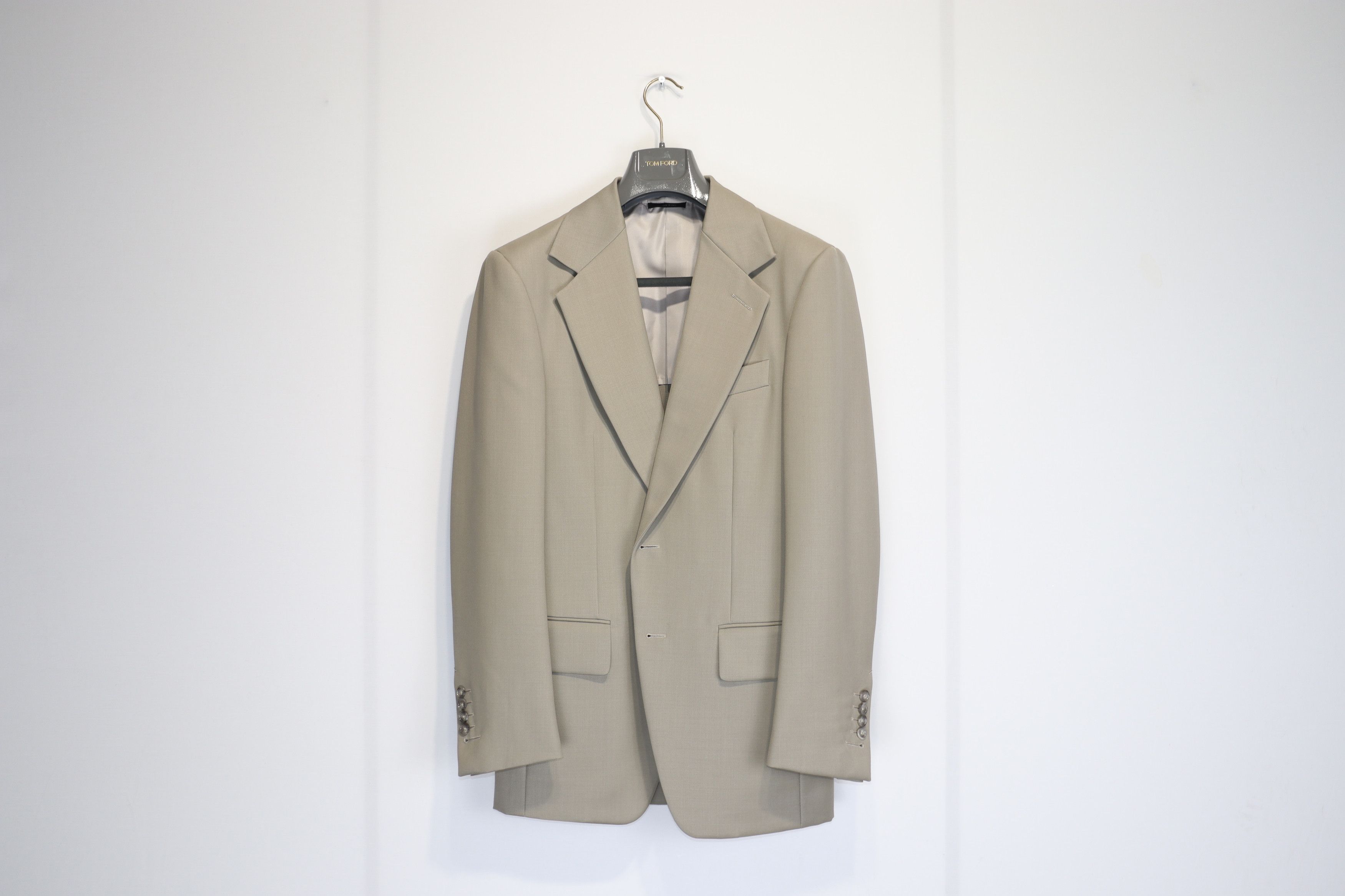 image of Tom Ford O1Rshd1 New Spencer Blazer Jacket In Grey, Men's (Size Small)