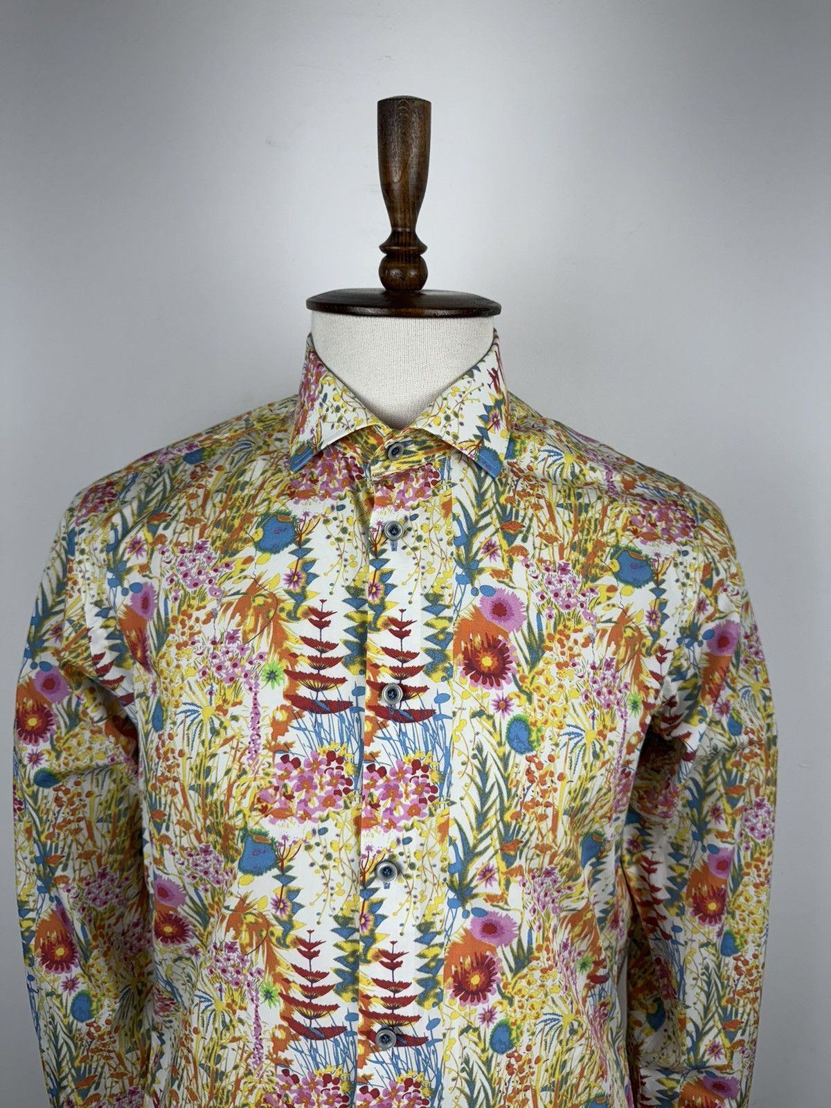 Other Men’s Tresanti Celeste Floral Long Sleeve Button Down shirt Size US XL / EU 56 / 4 - 2 Thumbnail
