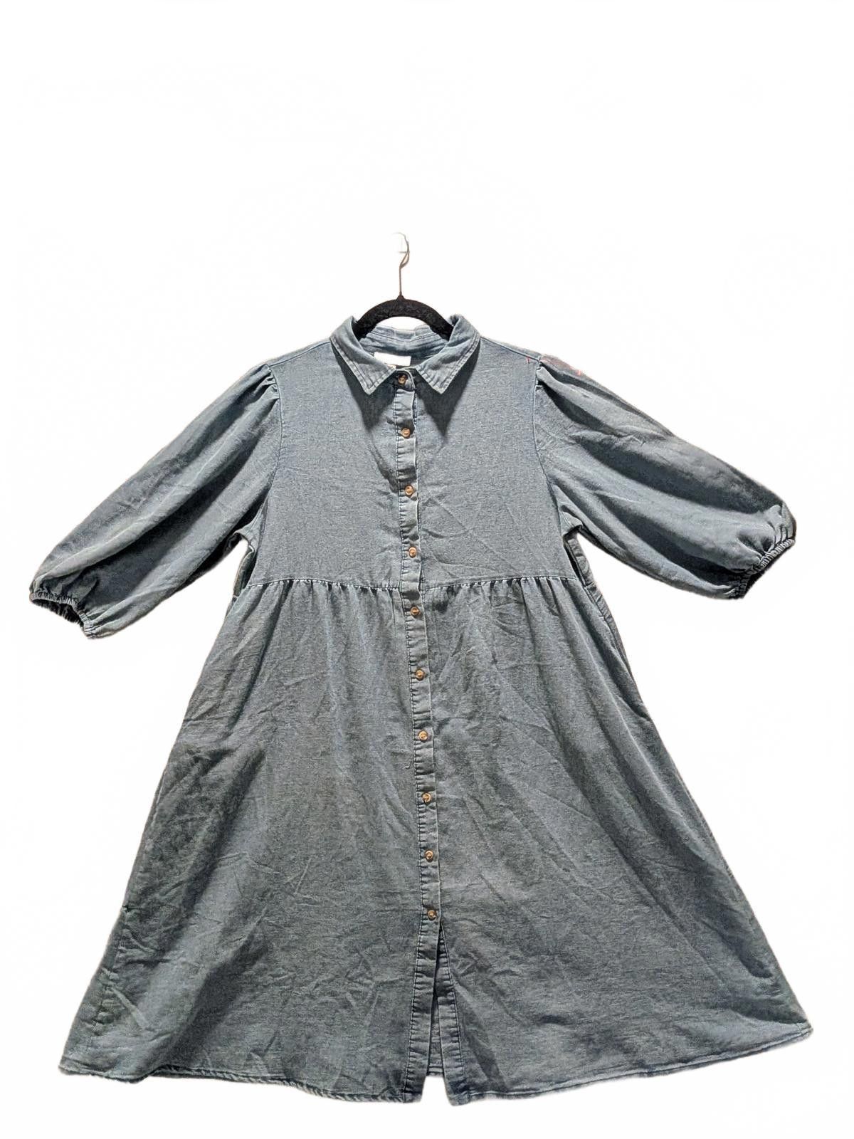 Other Baltic Born Chambray Baby Doll Dress NWT Blue Medium Size M / US 6-8 / IT 42-44 - 10 Thumbnail