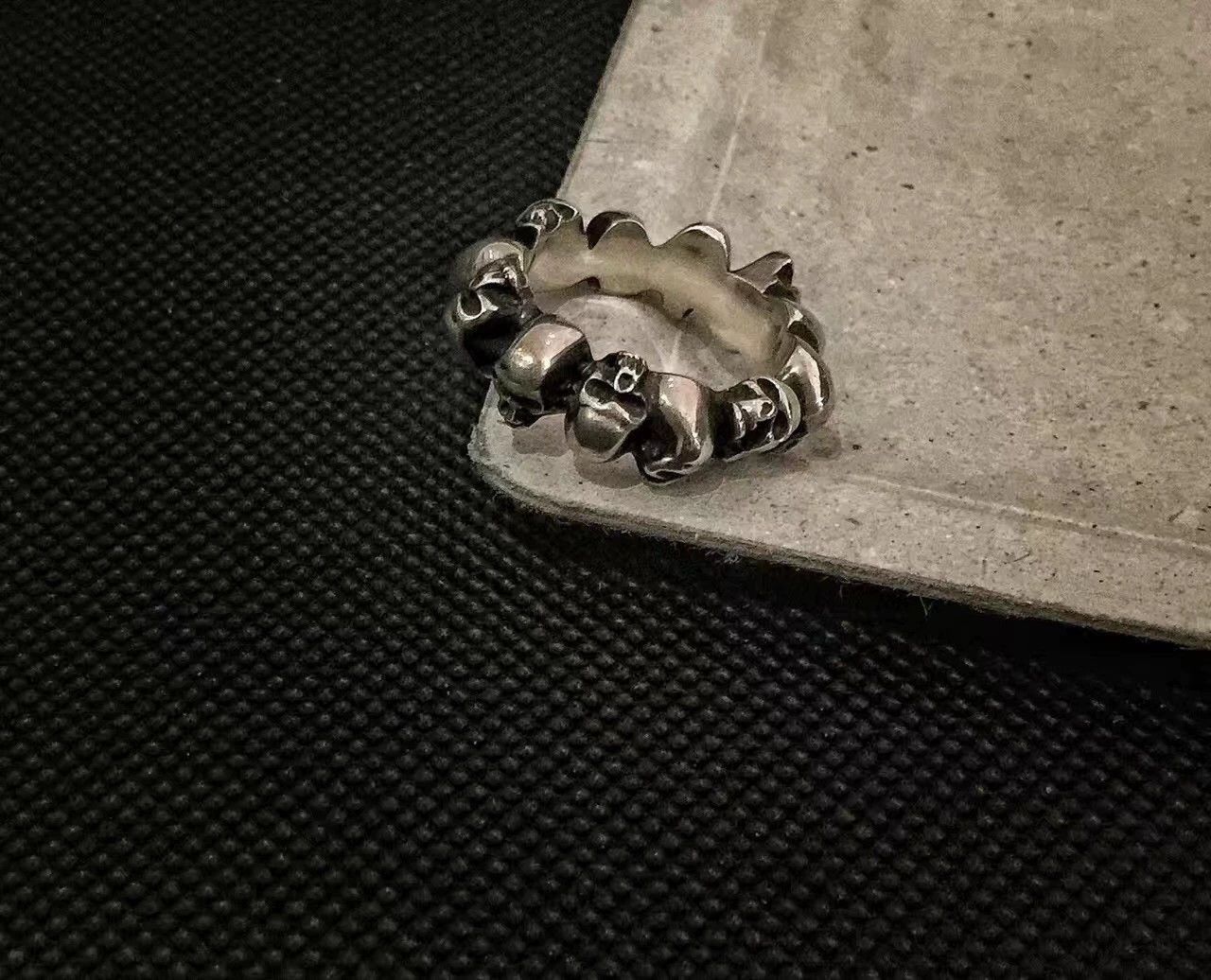 Werkstatt Munchen Silver Metal Ring and Bracelet Set Size ONE SIZE - 3 Thumbnail