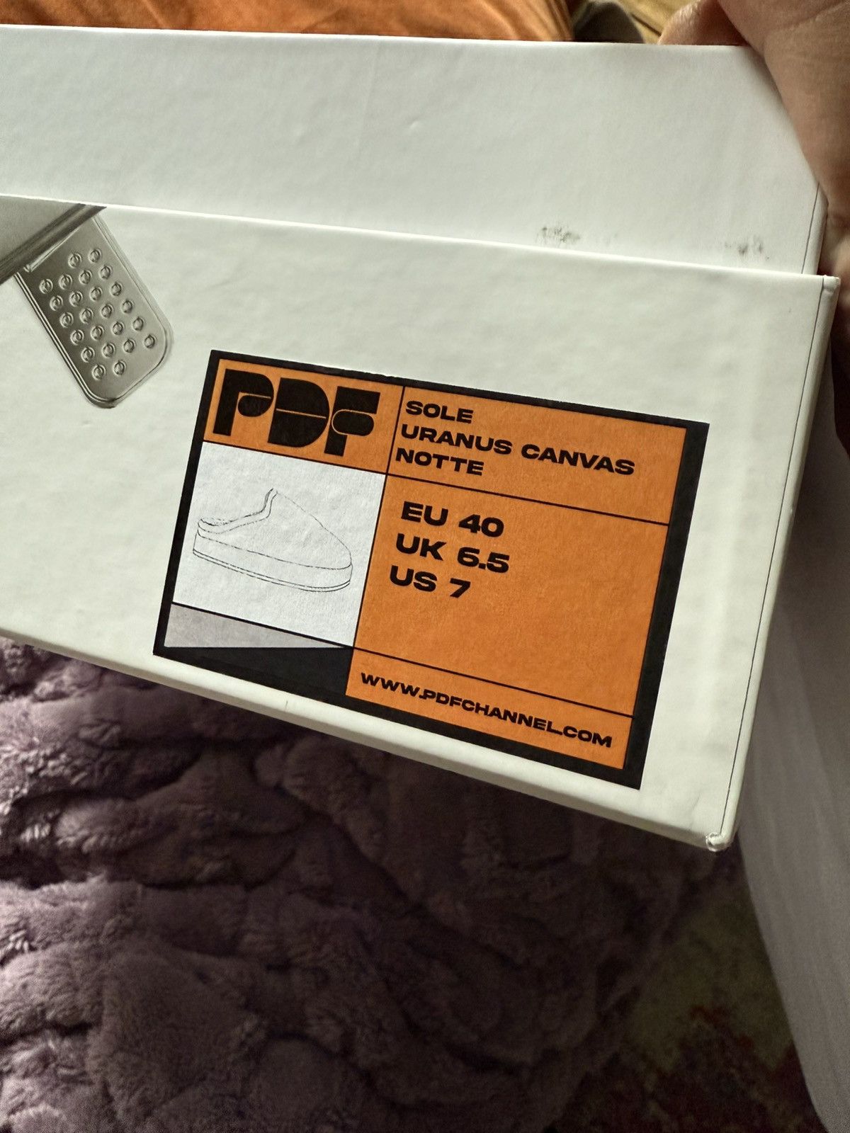 PDF PDF CHANNEL SOLE URANUS CANVAS // NOTTE Size US 7 / EU 40 - 5 Thumbnail