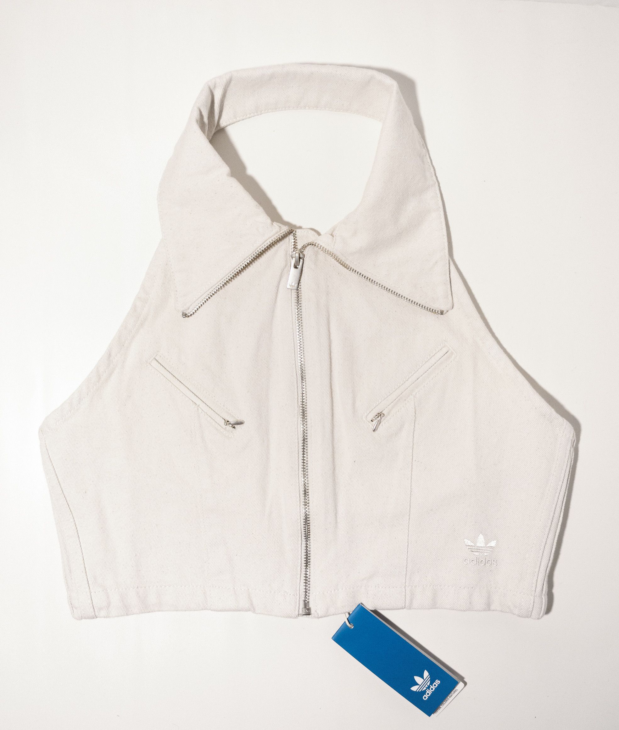 Adidas Adidas Fashion Montreal Vest, raw undyed denim, off white Size L / US 10 / IT 46 - 5 Thumbnail