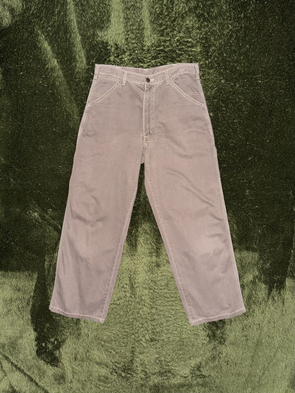 Japanese Brand BEEBELL JAPAN Garment Dye Carpenter Pants Brown Size US 32 / EU 48 - 1 Thumbnail