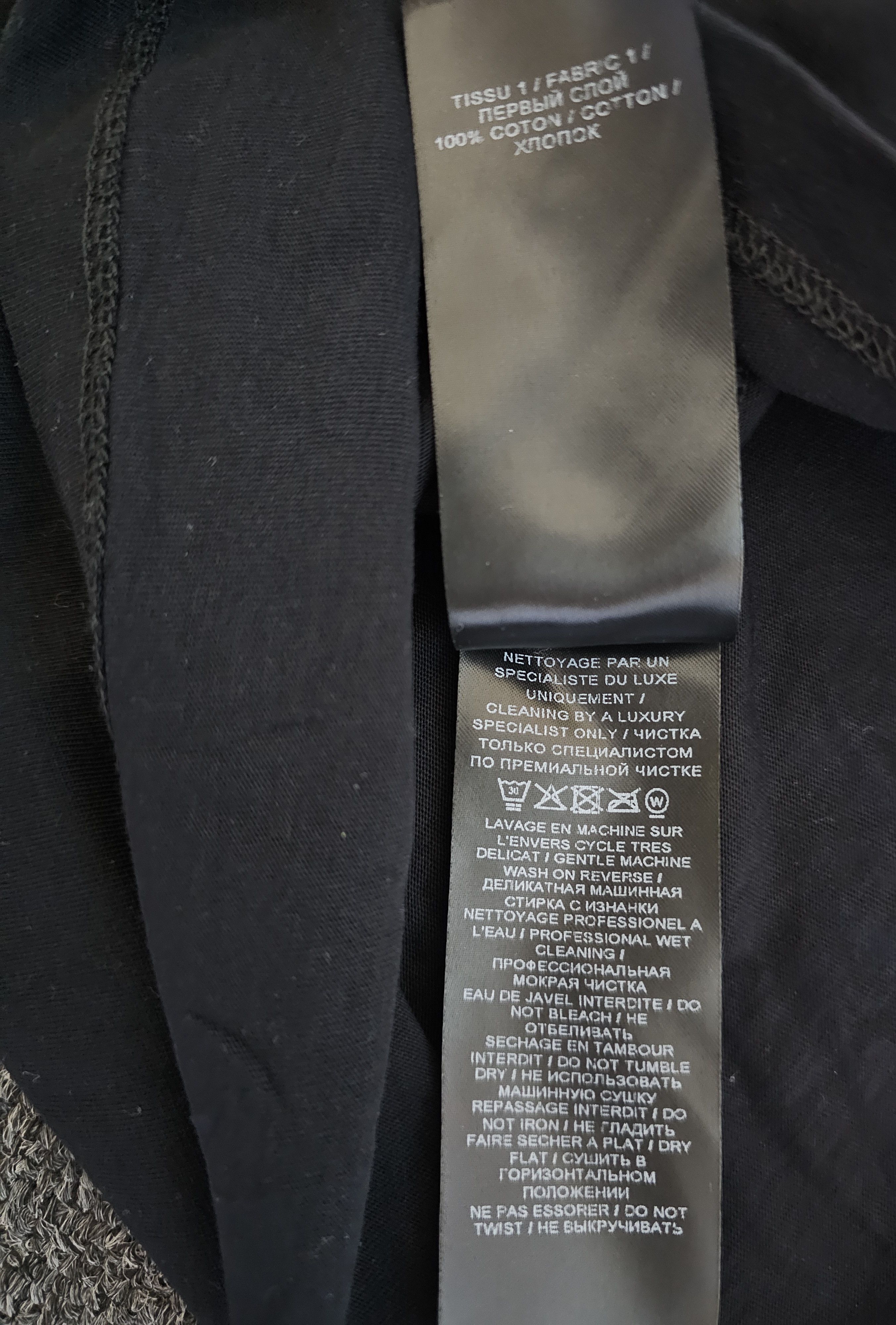 Balmain Balmain Men's Black Gold T-Shirt Size M Size US M / EU 48-50 / 2 - 6 Thumbnail