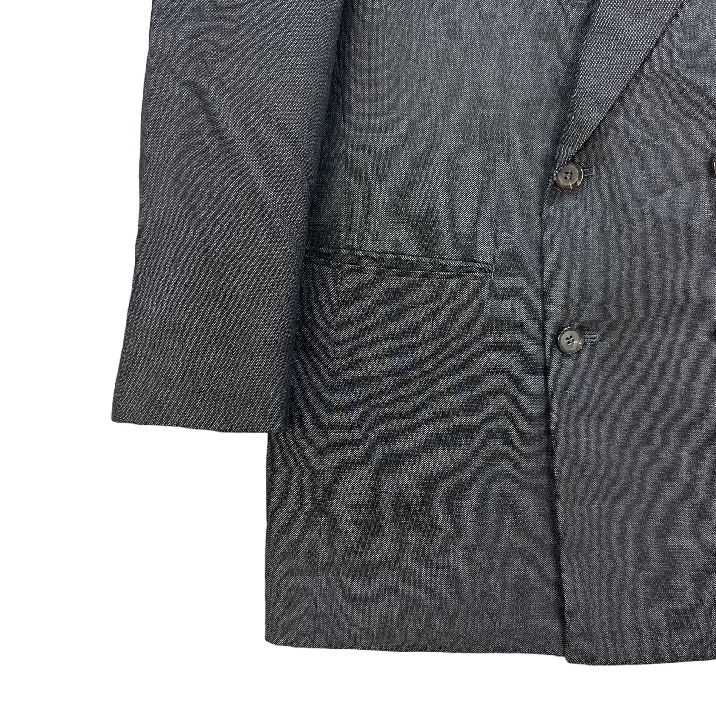 Christian Dior Monsieur CHRISTIAN DIOR DOUBLE BREASTED SUIT JACKET #8298-002 Size 44R - 4 Thumbnail