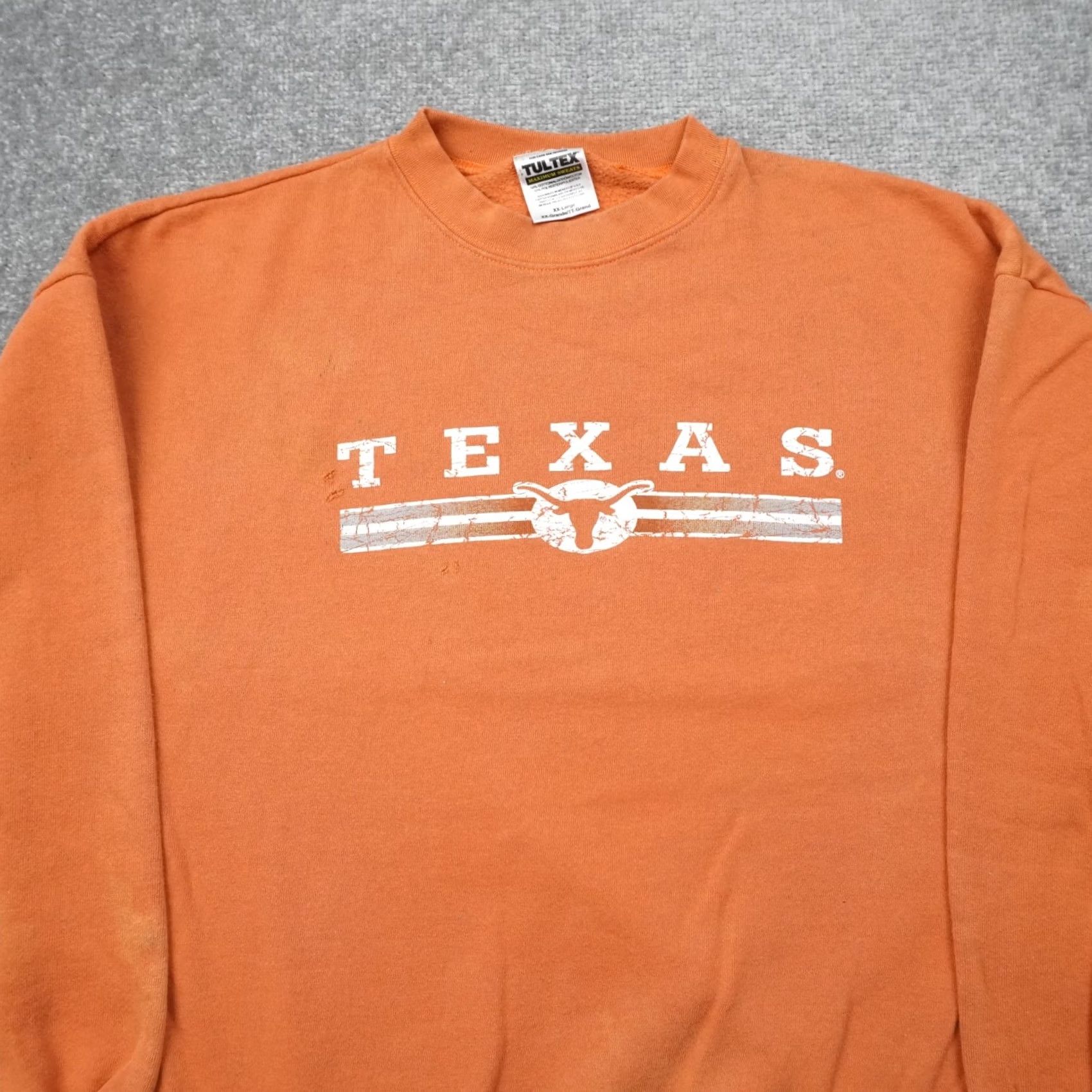 Thrasher VINTAGE University of Texas Thrashed Mens 2XL Orange Long Sleeve T-Shirt Size US XXL / EU 58 / 5 - 6 Thumbnail