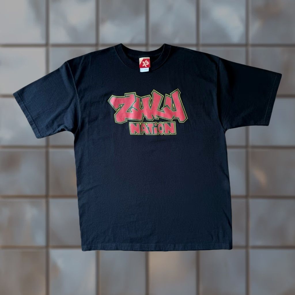 Quest VINTAGE Zulu Nation Shirt Y2K Exact Science Tribe Called Quest New York Black XL Mens Size US XL / EU 56 / 4 - 1 Thumbnail