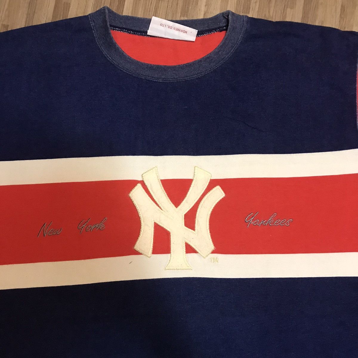MLB × New York Yankees × Vintage VINTAGE MLB NEW YORK YANKESS MERCHAHDISE 1995 RARE TEE Size US M / EU 48-50 / 2 - 2 Thumbnail