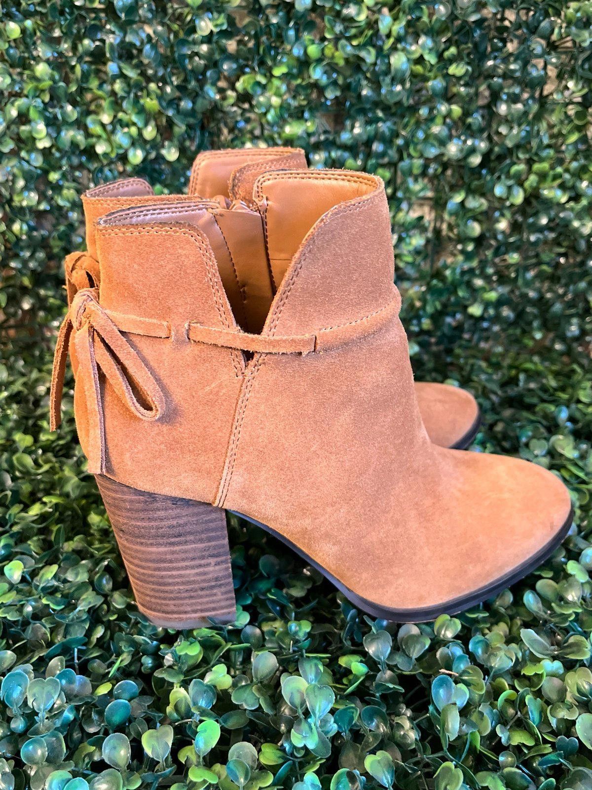 Designer Gibson Latimer Leather booties size 6 brown Size US 6 / IT 36 - 6 Thumbnail