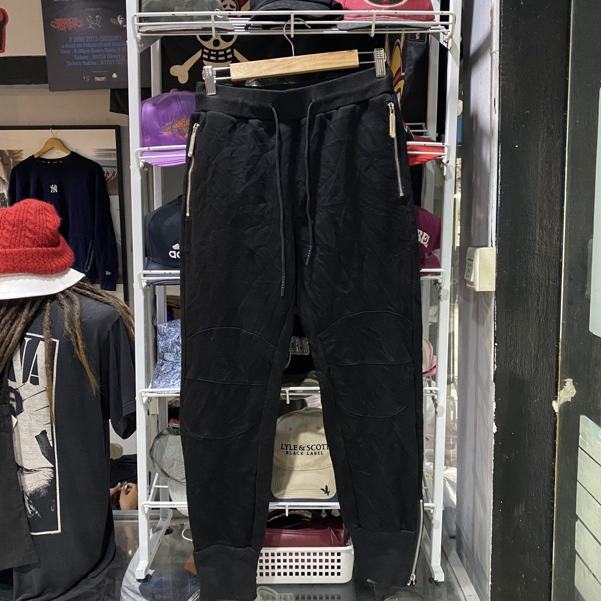 Philipp Plein Philipp Plein Logo Buckle Y2K Joggers Pants Size US 30 / EU 46 - 2 Thumbnail