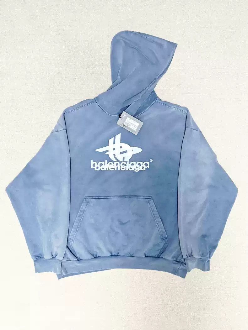 Balenciaga Balenciaga 23fw Phantom Overlap 3B Gradient Blue Washed Old ...