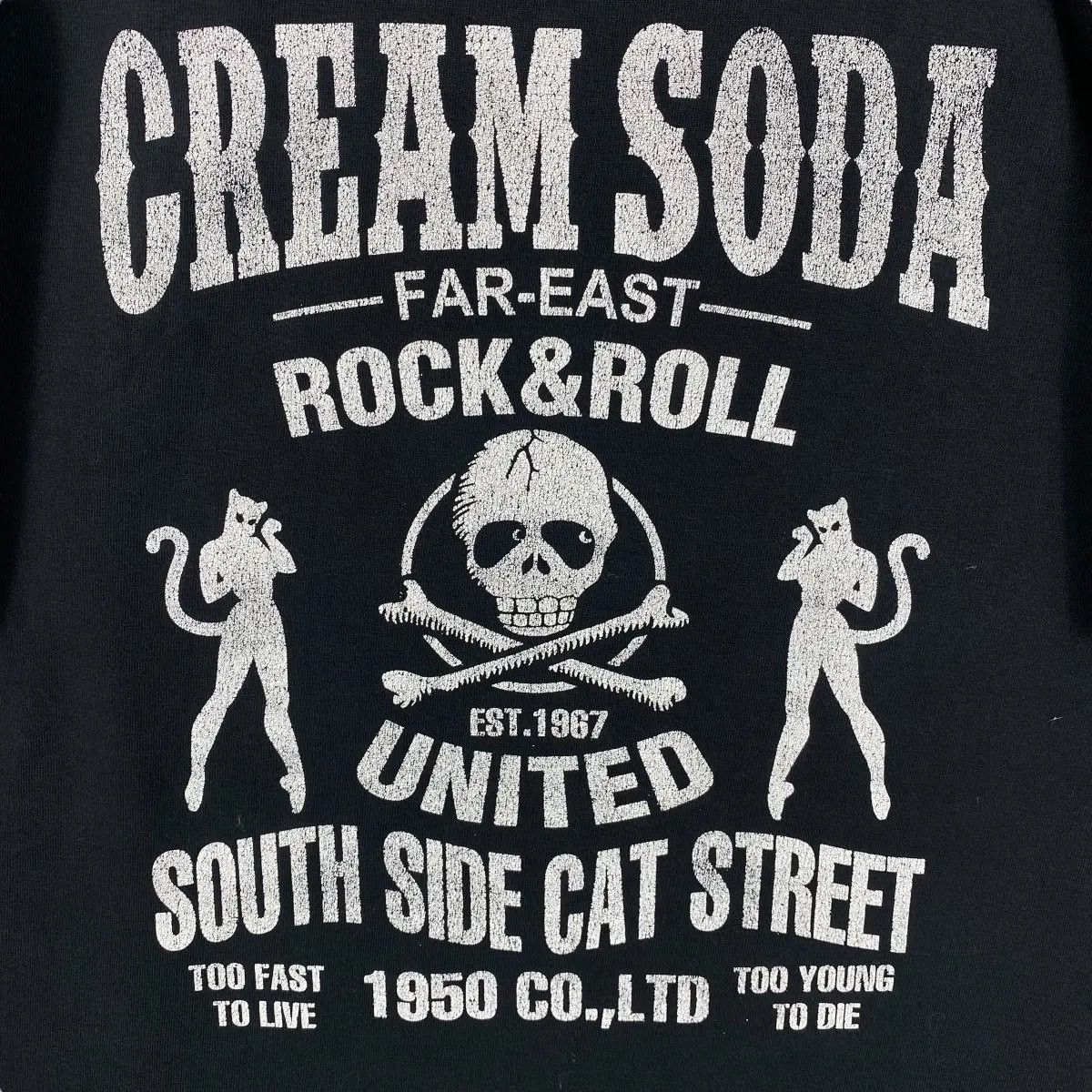Japanese Brand × Seditionaries Vintage 00's CREAM SODA Graphic Punk Gothic Tee Shirt Size US M / EU 48-50 / 2 - 2 Thumbnail