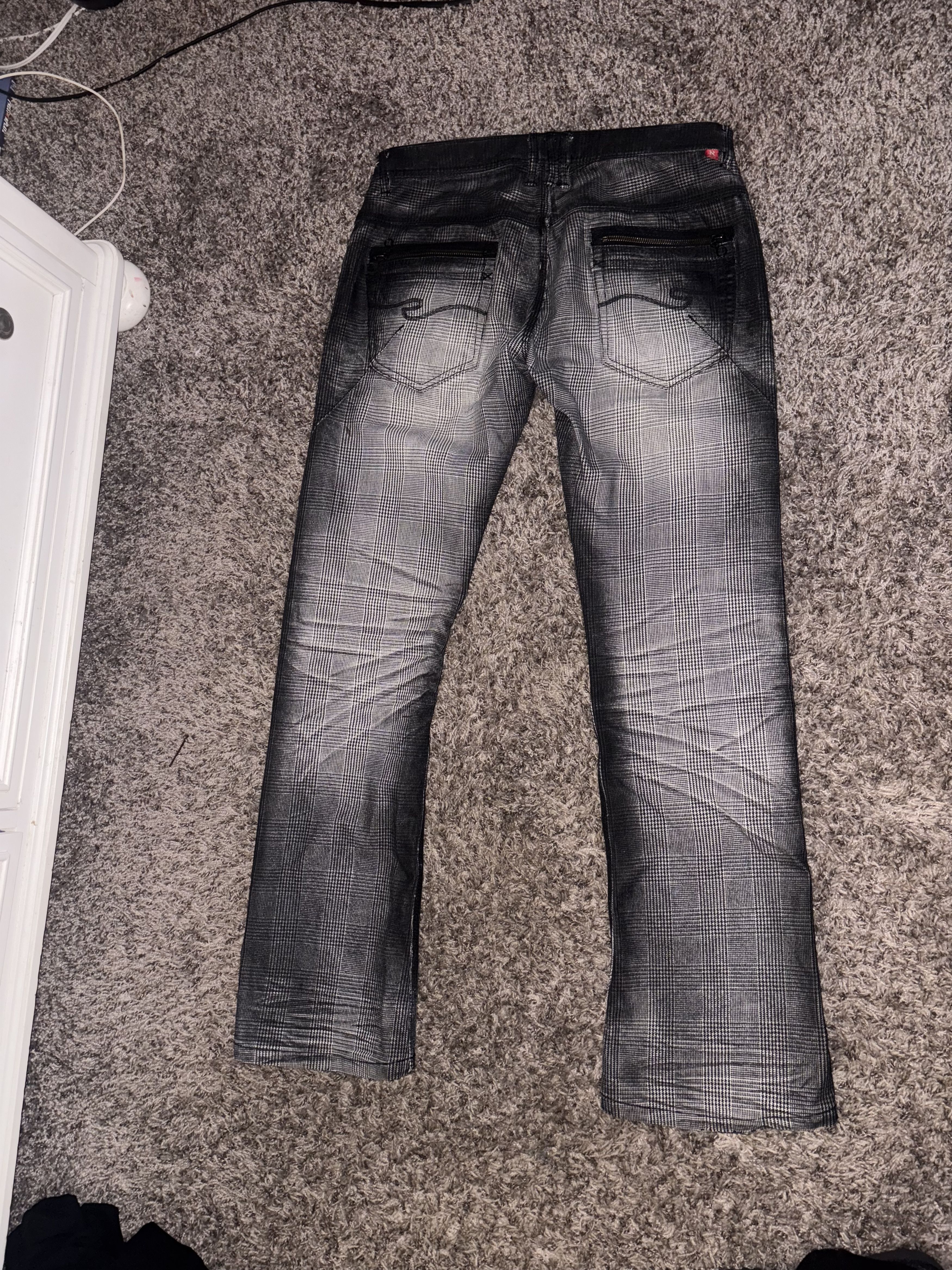 Japanese Brand Rielabo Japanese Plaid Denim Size US 30 / EU 46 - 5 Thumbnail