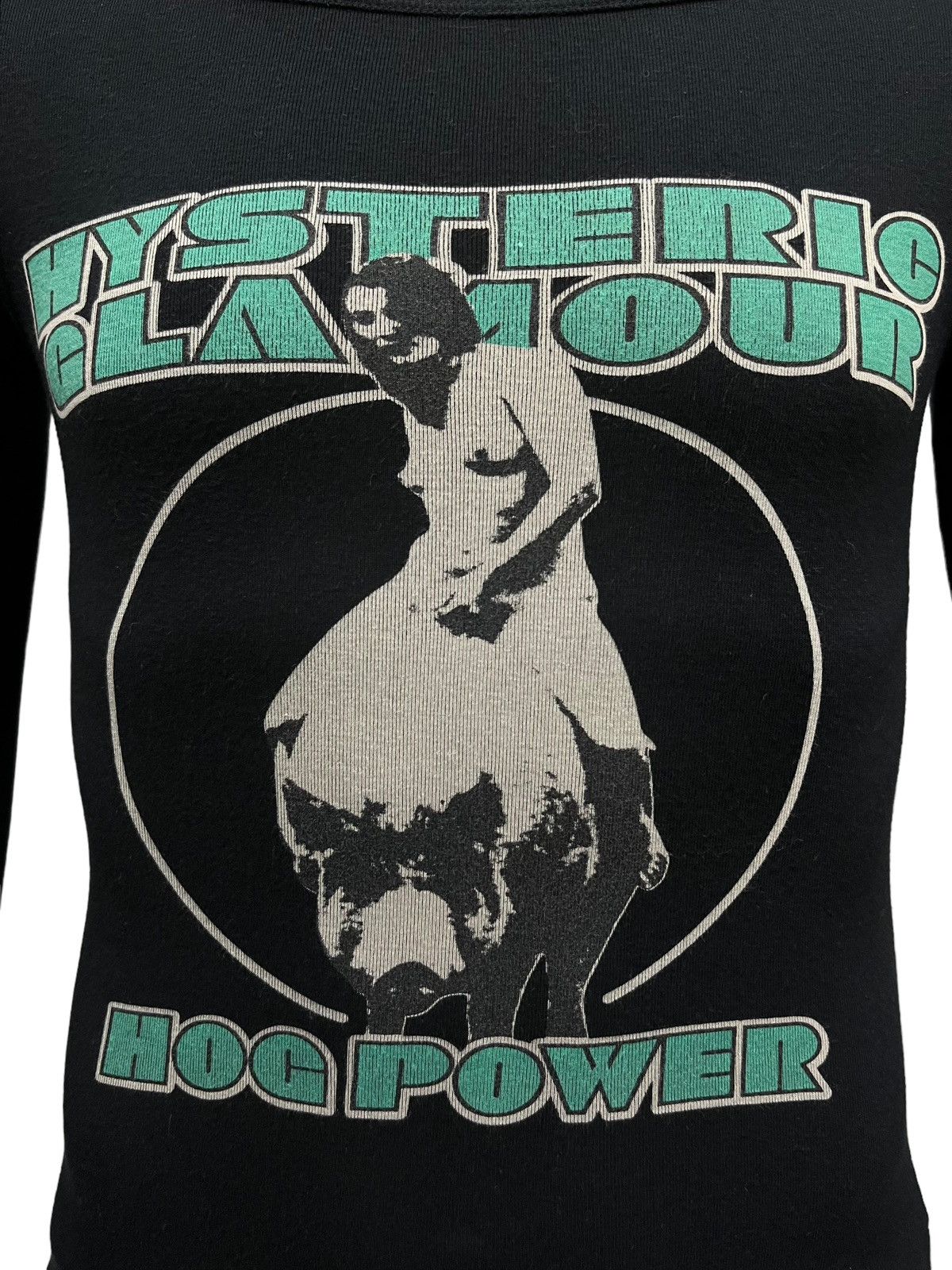 Hysteric Glamour 🔥FYE🔥HYSTERIC GLAMOUR HOG POWER🔥Slim Skinny T-Shirt Size S / US 4 / IT 40 - 6 Thumbnail