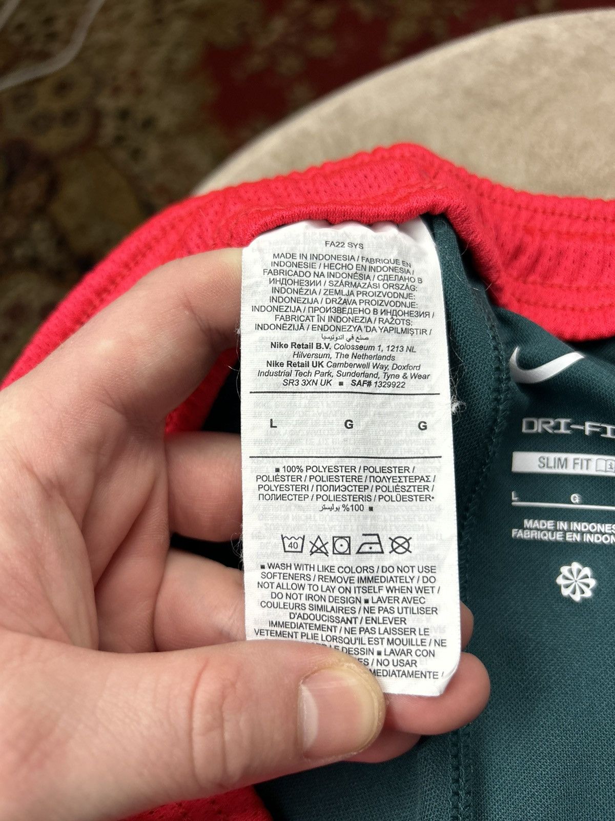 Nike Liverpool Nike 2022-23 Third Shorts Soccer Football jersey Size US 34 / EU 50 - 11 Thumbnail