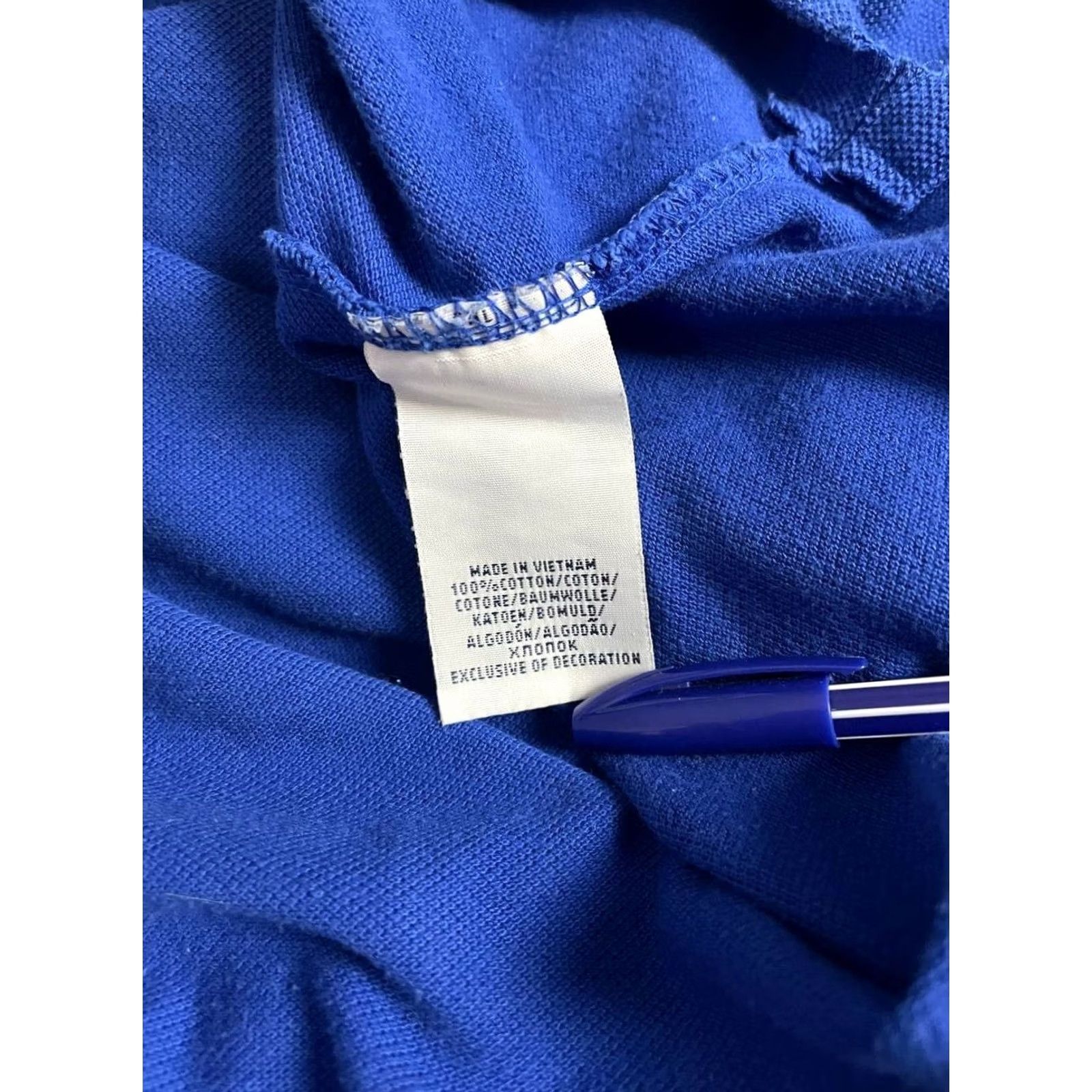Polo Ralph Lauren Polo Ralph Lauren Mens Golf Shirt Size L Blue Cotton Short Sleeve Size US L / EU 52-54 / 3 - 5 Thumbnail