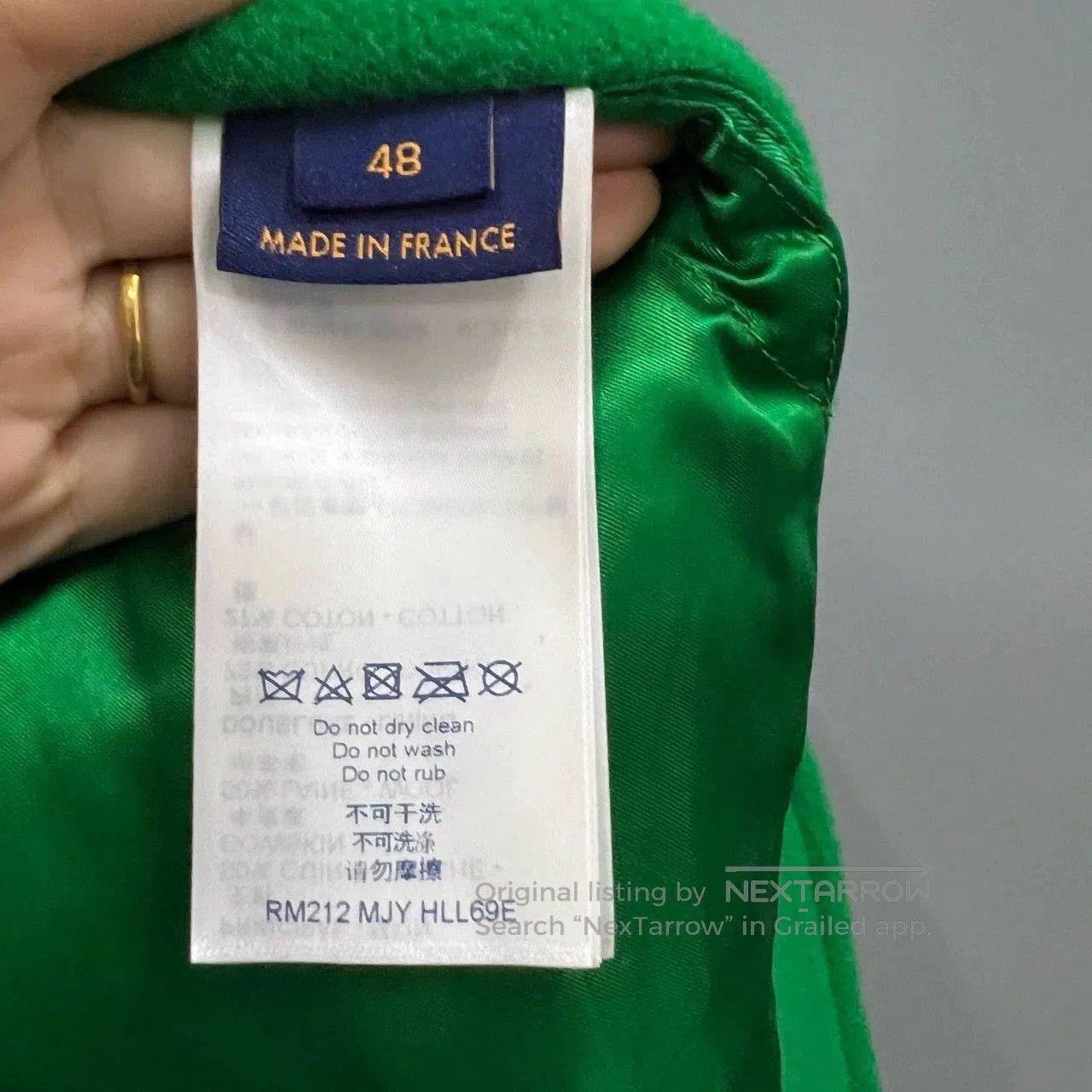 Louis Vuitton Louis Vuitton Green Embroidered Logo Baseball Jacket. Size US L / EU 52-54 / 3 - 4 Thumbnail