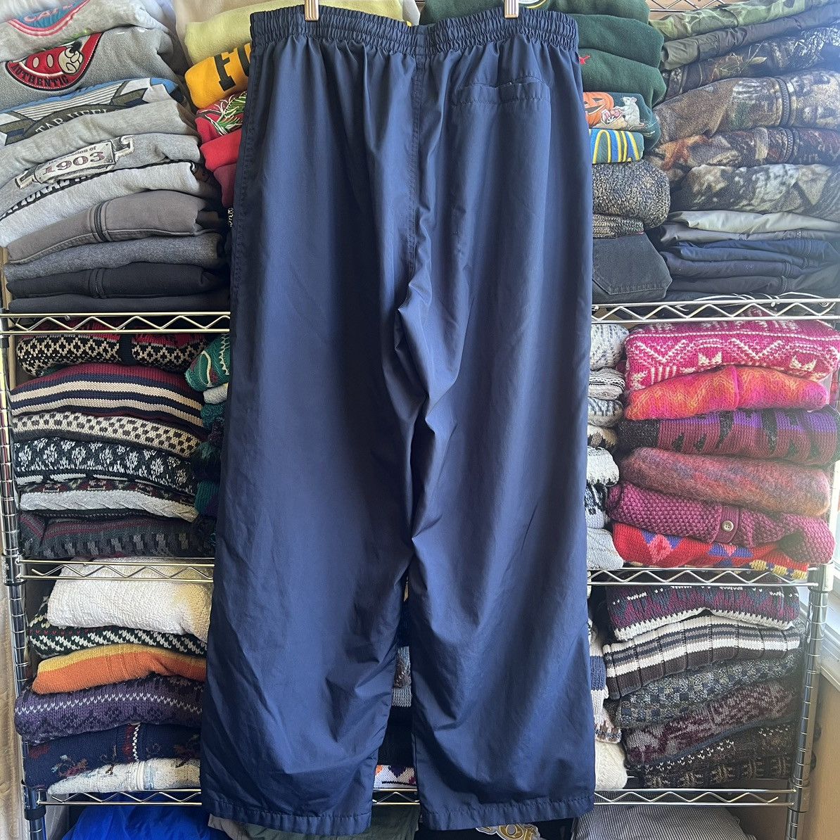 Nike × Vintage Y2K Nike Striped Sweatpants Size US 35 - 2 Thumbnail