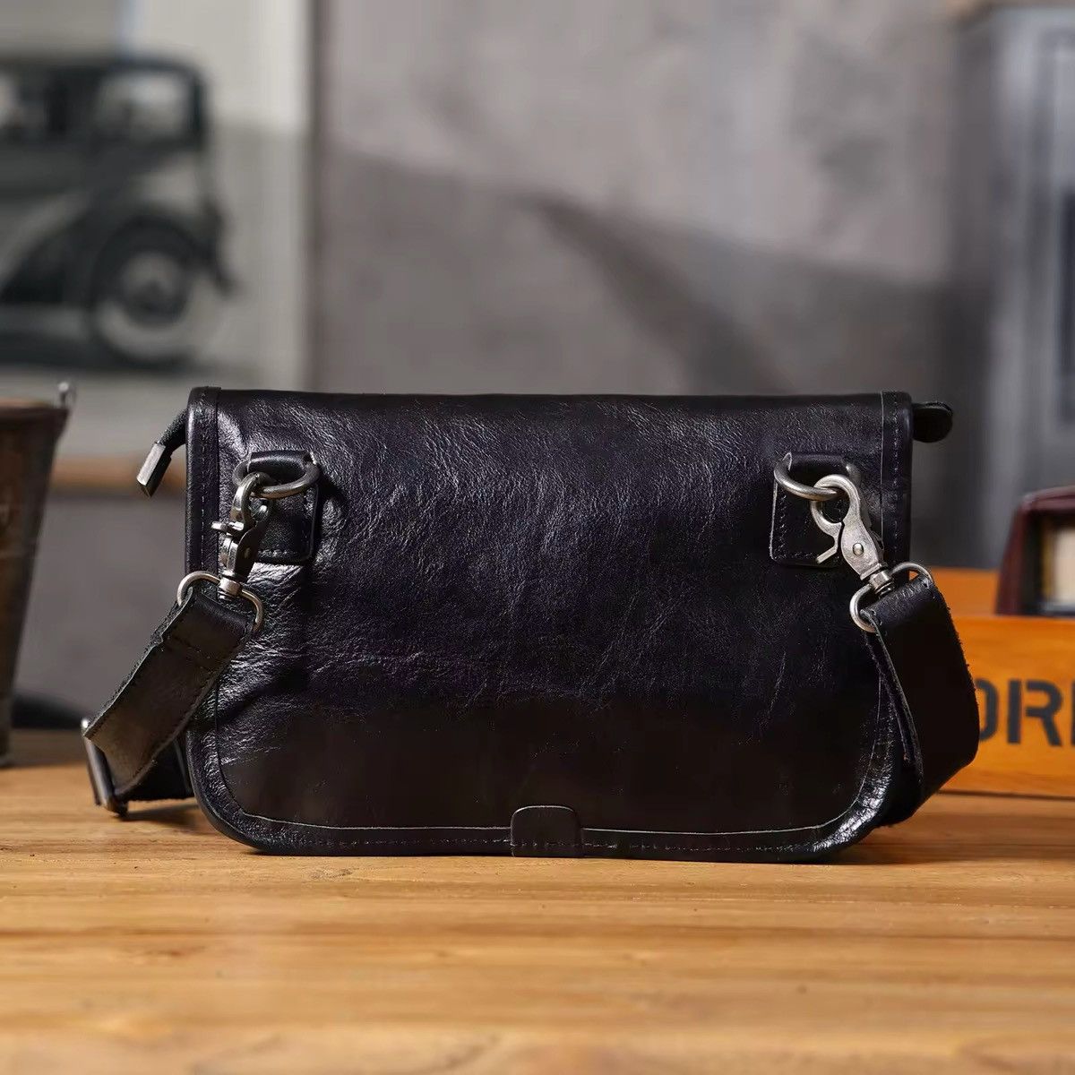Leather Leather Crossbody Bag Size ONE SIZE - 4 Thumbnail