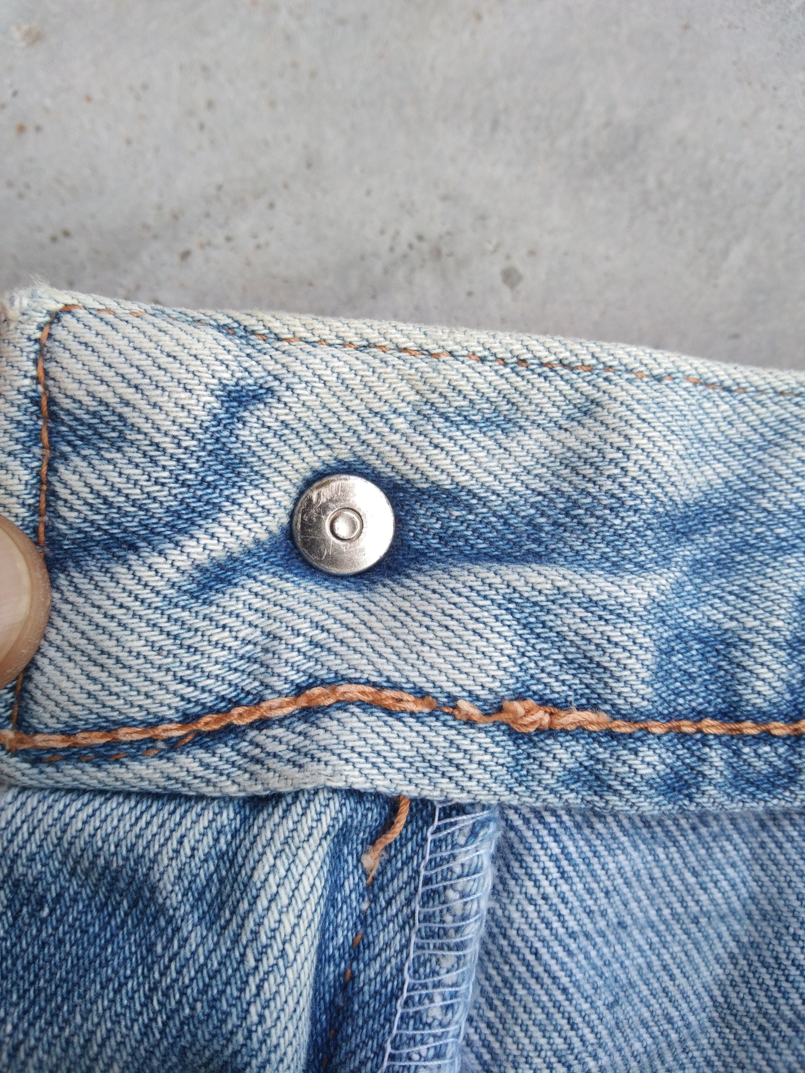 Japanese Brand Vintage Faded Blue Big Born Dirty Distressed Jeans 32x29 Size US 32 / EU 48 - 8 Thumbnail