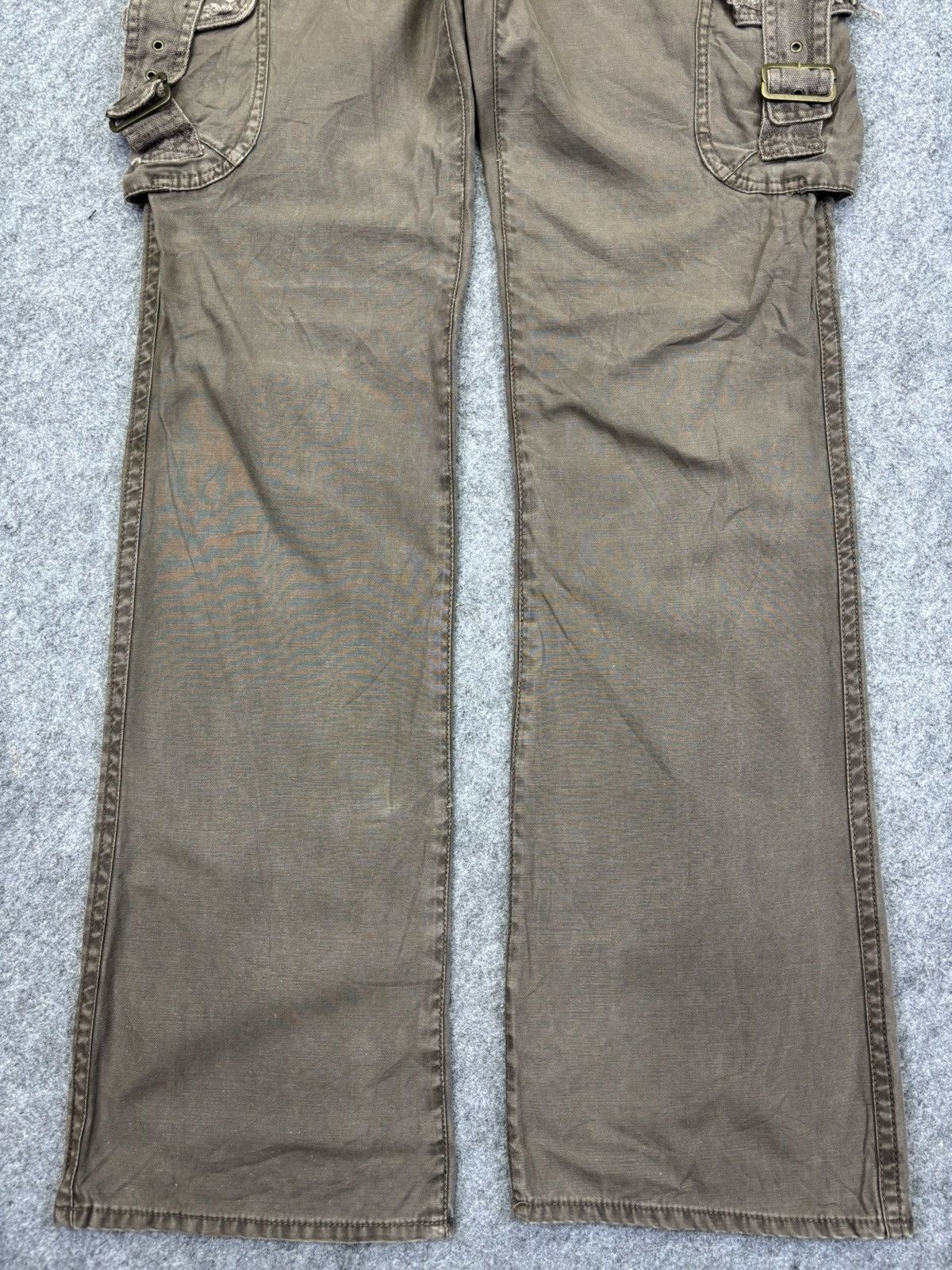 Japanese Brand 💥Flare Cargo💥Oil Cake Hybrid Cargo Pant F900 Size US 31 - 4 Thumbnail
