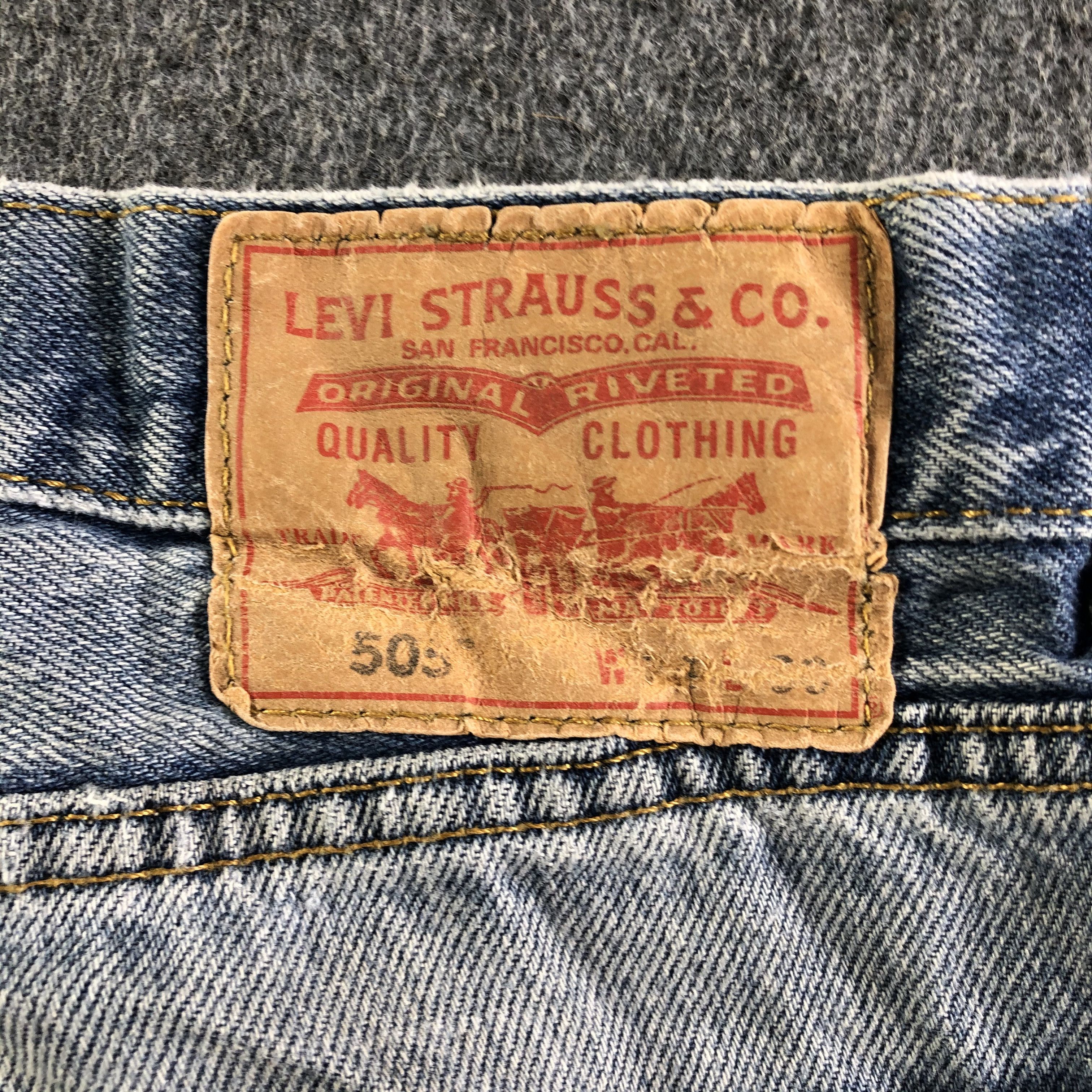 Levi's Vintage Levis 505 Jeans-J4285 Size US 34 / EU 50 - 5 Thumbnail