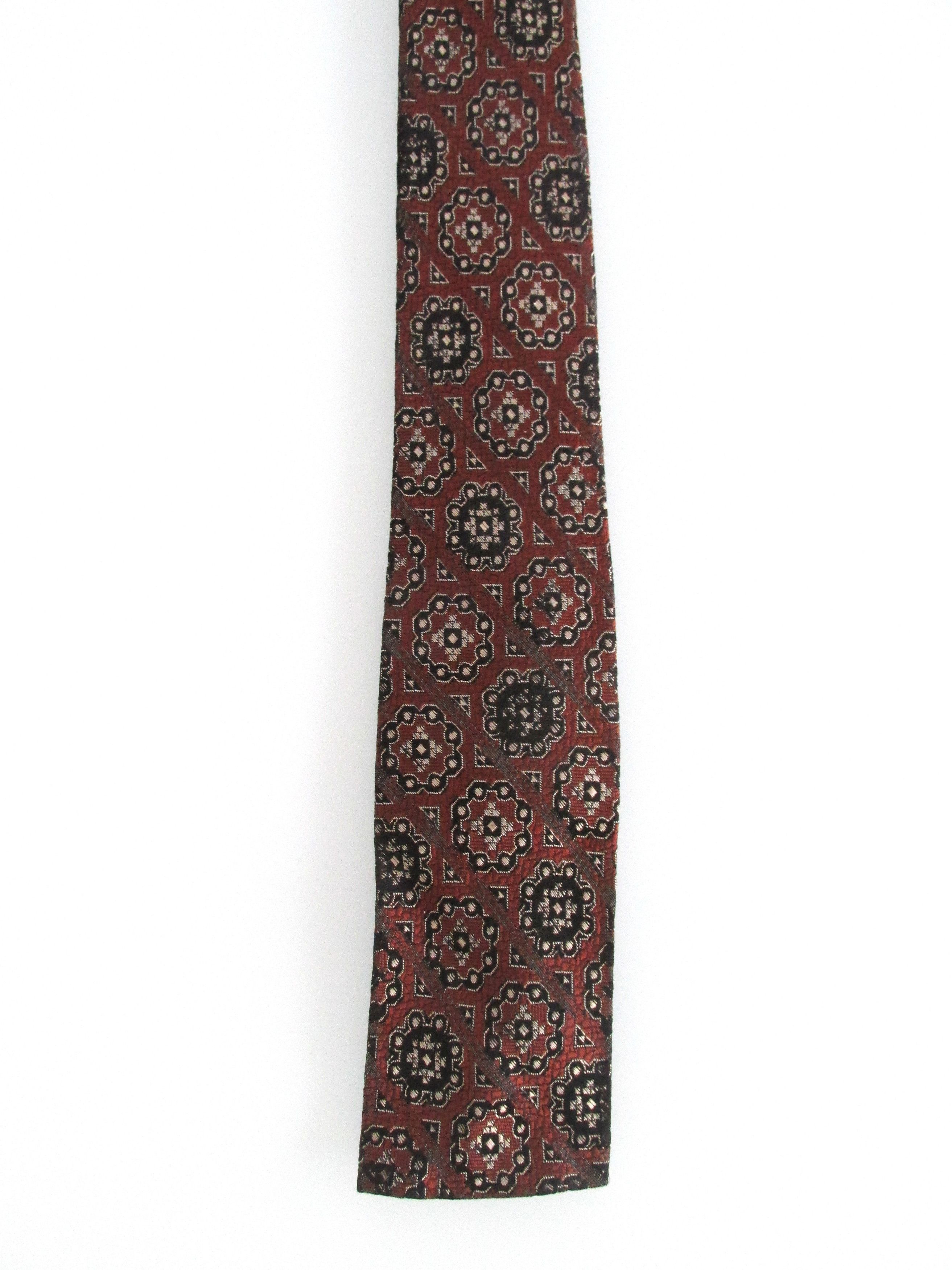Vintage Vintage Men's Flat/Square Bottom Tie Size ONE SIZE - 2 Thumbnail