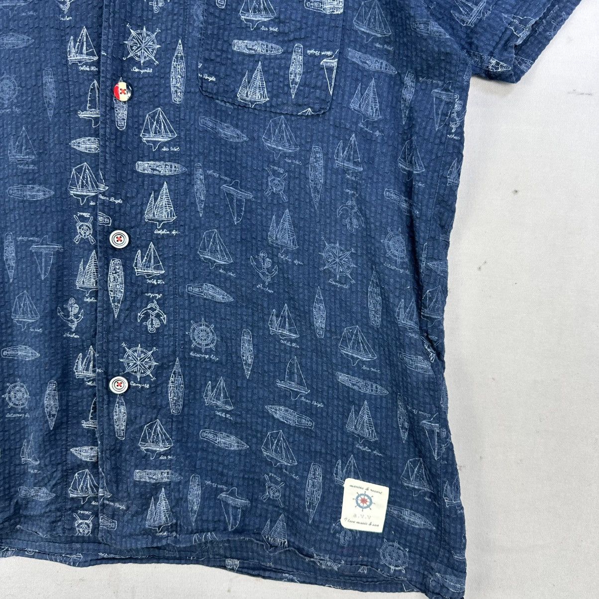 Japanese Brand AVV Homme Rayon Hawaiian Shirt Size US L / EU 52-54 / 3 - 3 Thumbnail