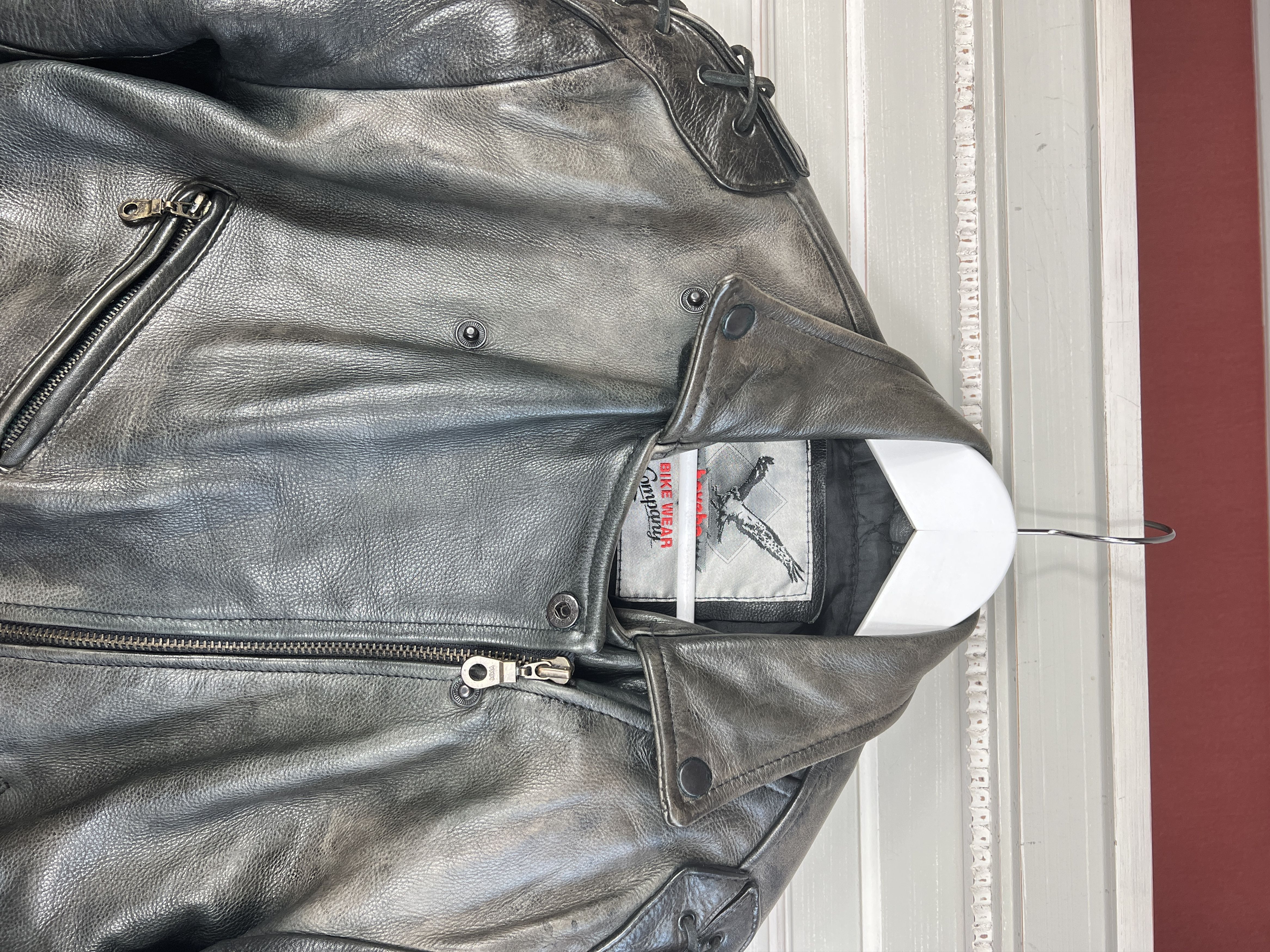Genuine Leather × Vintage VINTAGE HAVEBA BIKER CROPPED GENUINE LEATHER JACKET Size US L / EU 52-54 / 3 - 8 Thumbnail