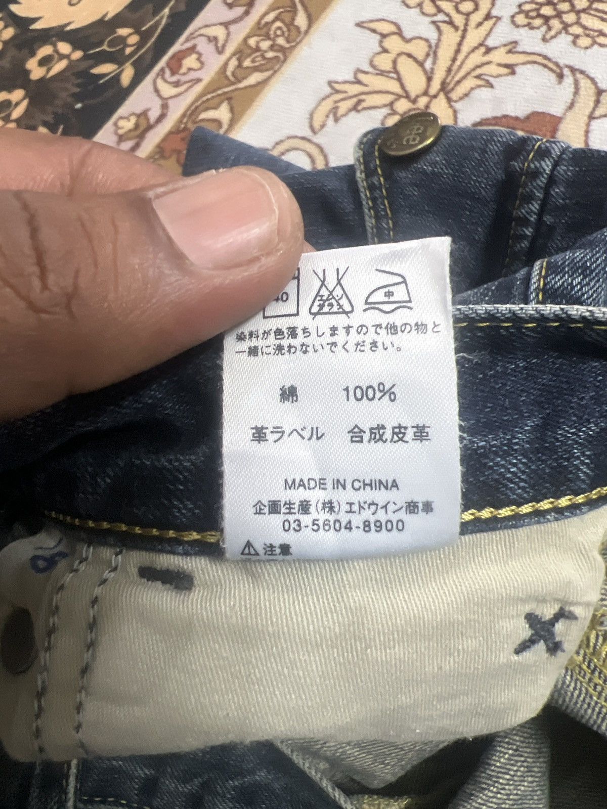 Japanese Brand FLARED 🔥 LEE RIDER CARGO TWISTED DISTRESSED DENIM PANT Size US 29 - 8 Thumbnail