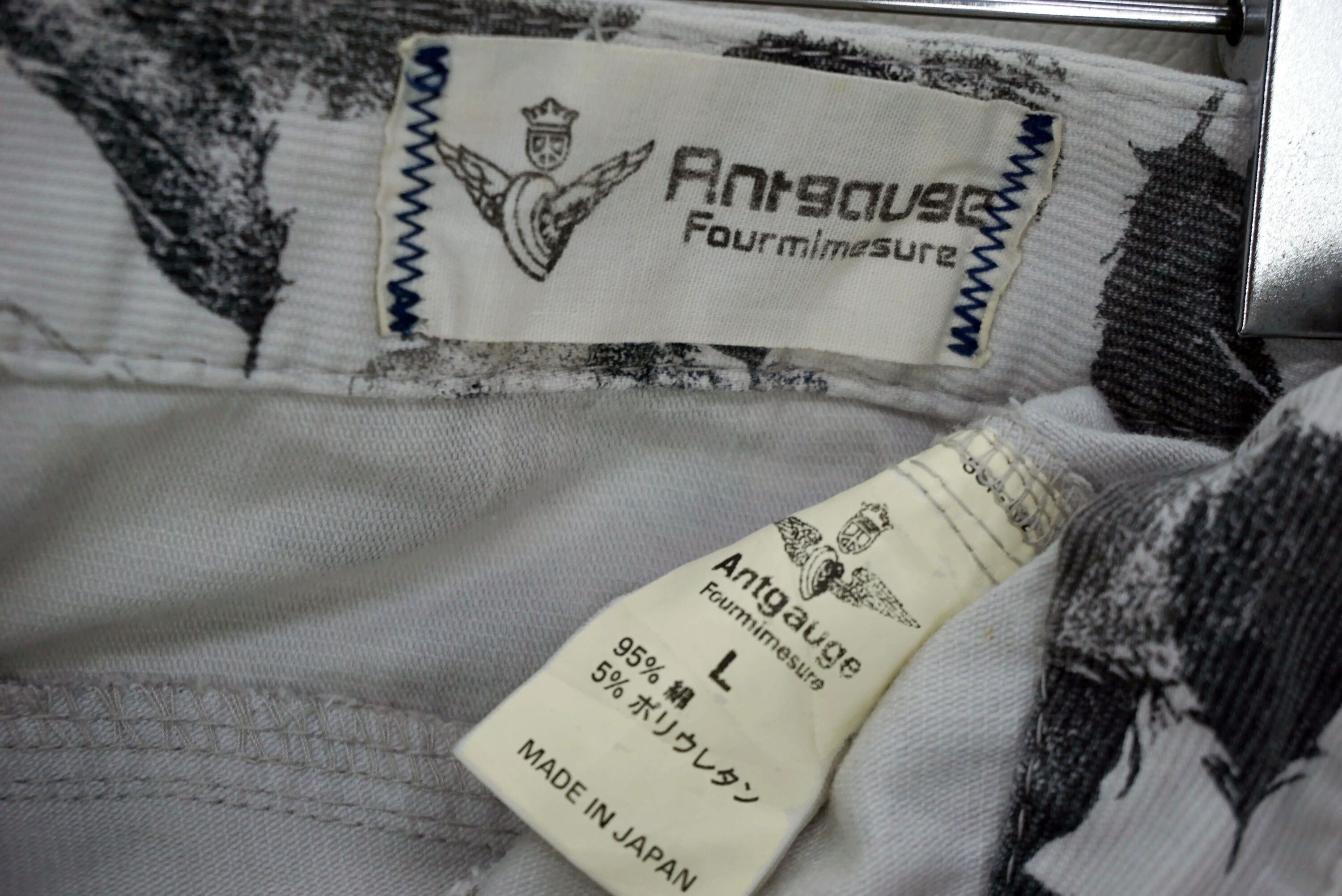 Japanese Brand Antgauge Japan Pants Size 29x30.5 Slim Skinny Feathers Print Size US 29 - 15 Thumbnail