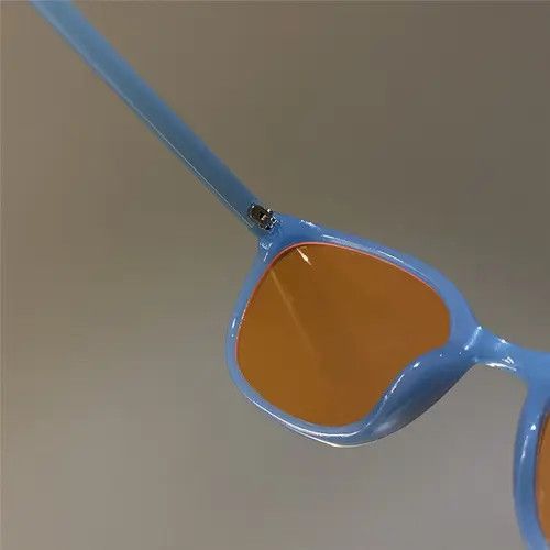 Designer × Vintage Vintage orange square frame sunglasses Size ONE SIZE - 2 Thumbnail