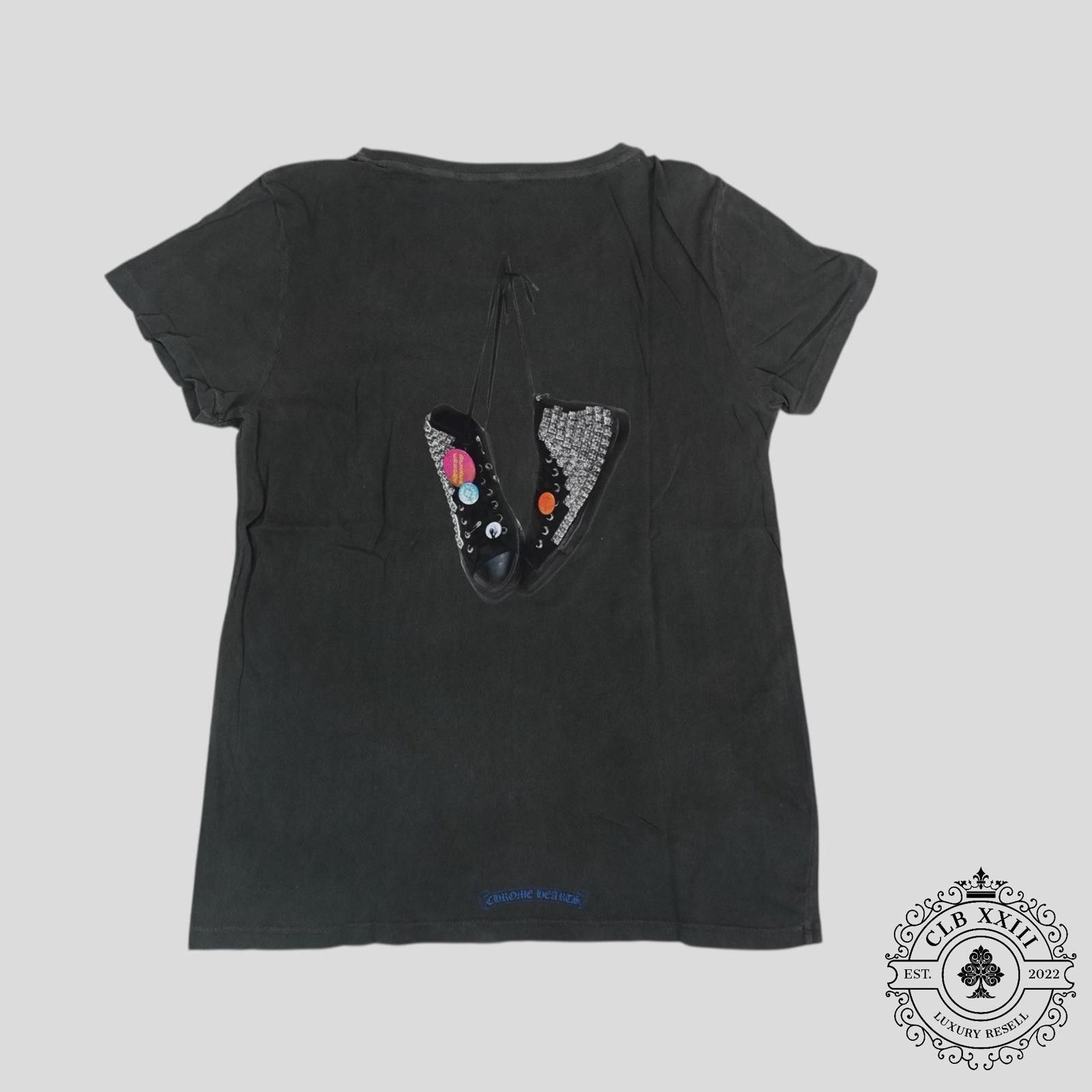 Chrome Hearts Chrome Hearts Women's Converse Tee in Black - Large Size ONE SIZE - 2 Thumbnail