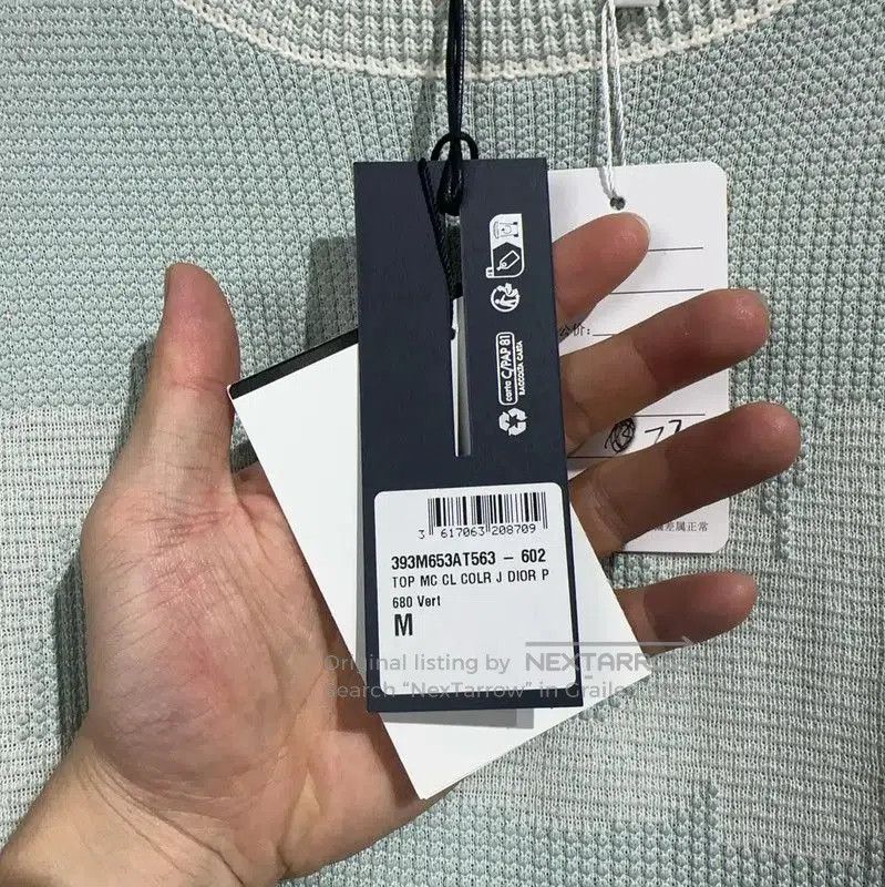 Dior Dior Men's Teal Cotton Blend T. Size US M / EU 48-50 / 2 - 3 Thumbnail