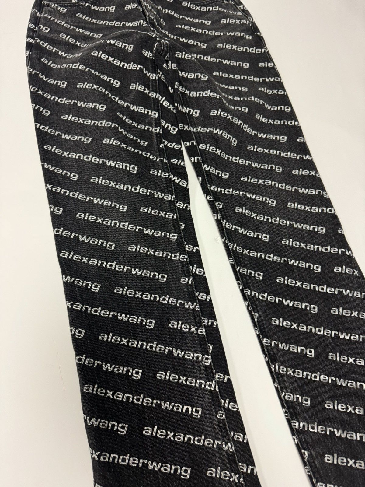 Alexander Wang Alexander Wang Falling Back Logo Women’s Denim Size 24" / US 00 / IT 34 - 5 Thumbnail