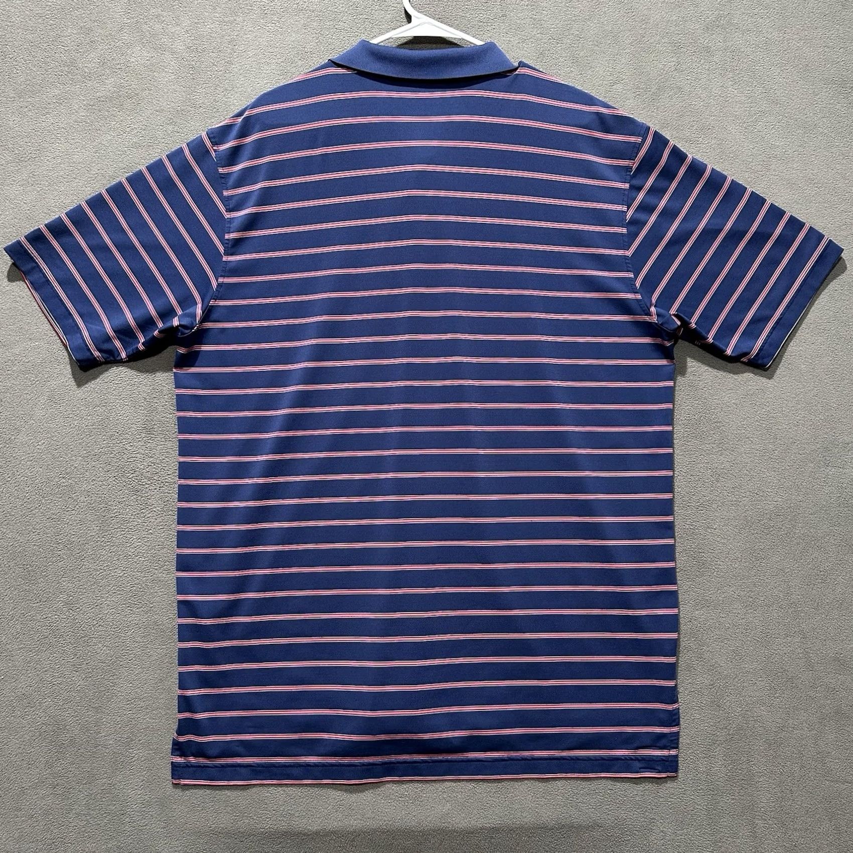 Peter Millar Peter Millar Polo Shirt Mens XL Blue/Pink Striped Golf Logo Summer Comfort Size US L / EU 52-54 / 3 - 2 Thumbnail
