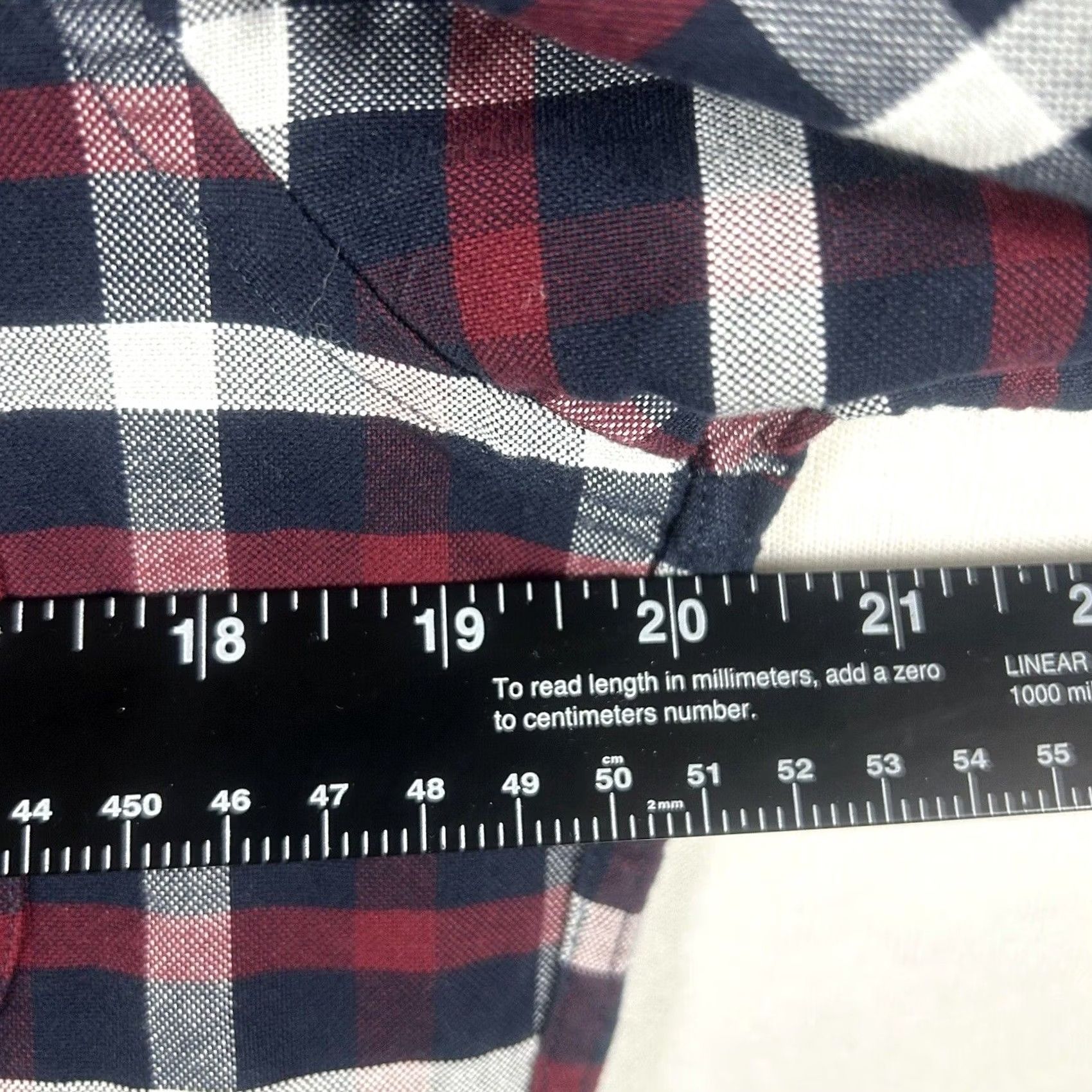 J.Crew J.CREW Flex Oxford Plaid Shirt S Navy Red Long Sleeve Button-Front Shirt Mens Small Plaid Cotton Casual Workwear Size US S / EU 44-46 / 1 - 3 Thumbnail