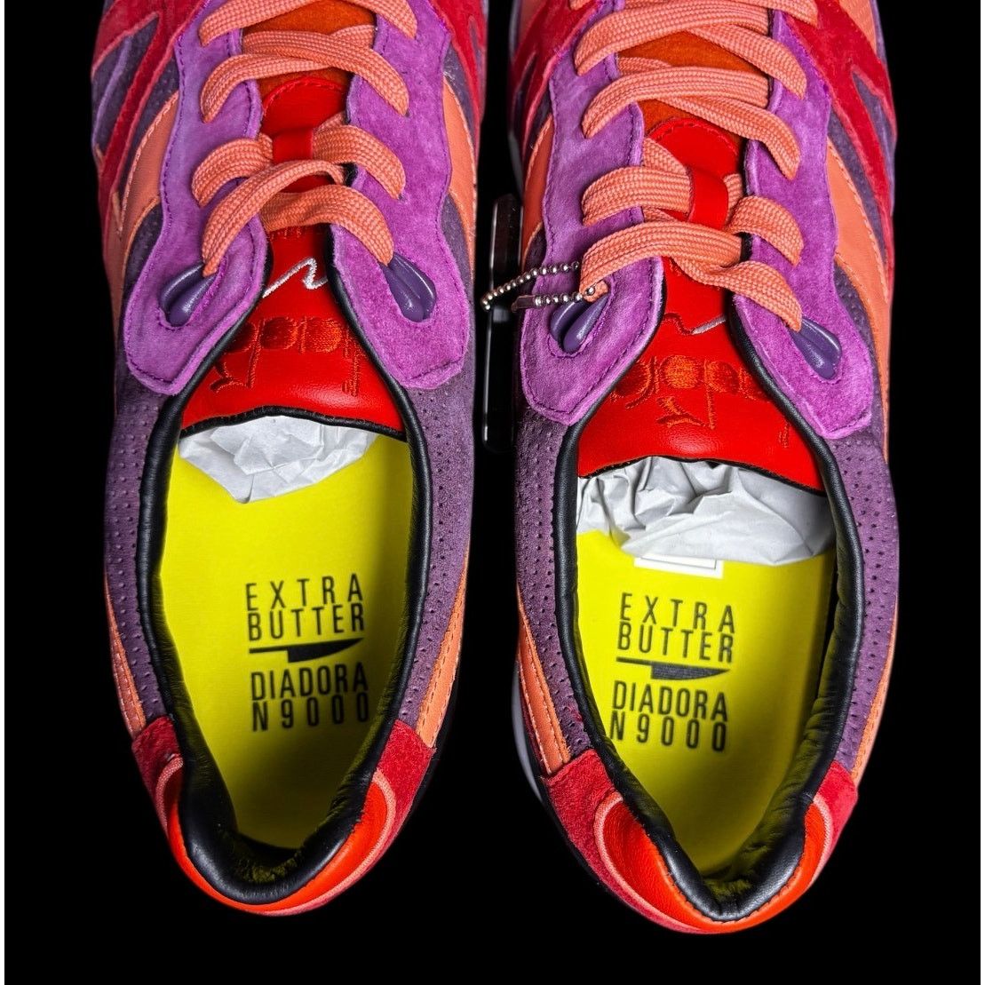 Diadora Extra Butter x Diadora N9000 Giallo Red Lollipop Italian Size US 13 / EU 46 - 3 Thumbnail