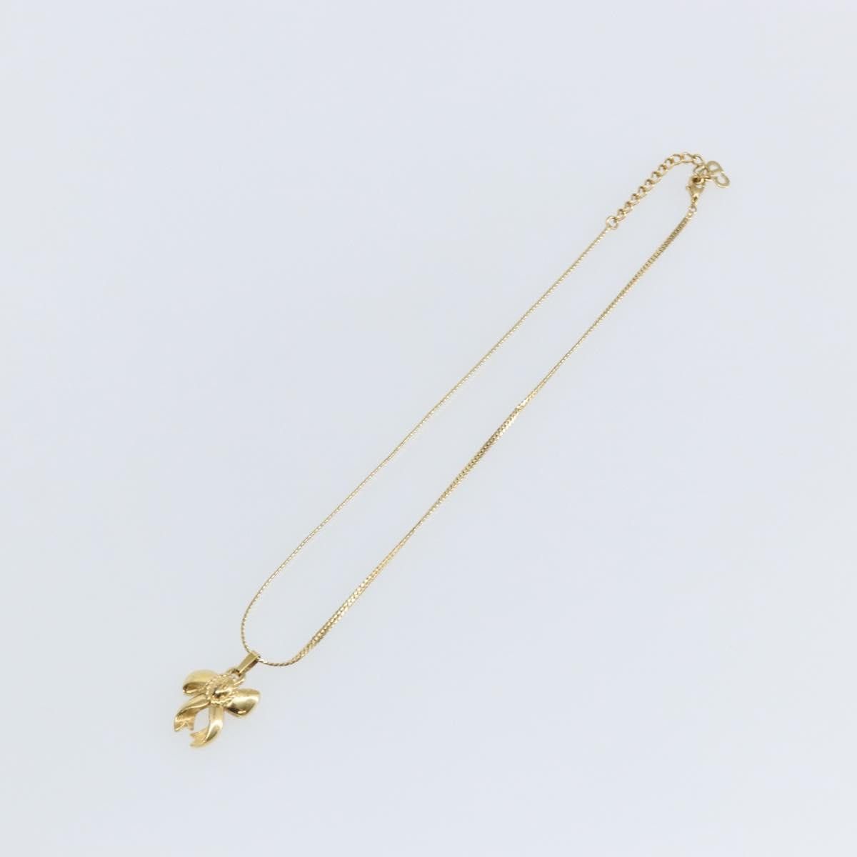 Dior Christian Dior CD Ribbons Pendant Necklace Metal Size ONE SIZE - 1 Thumbnail