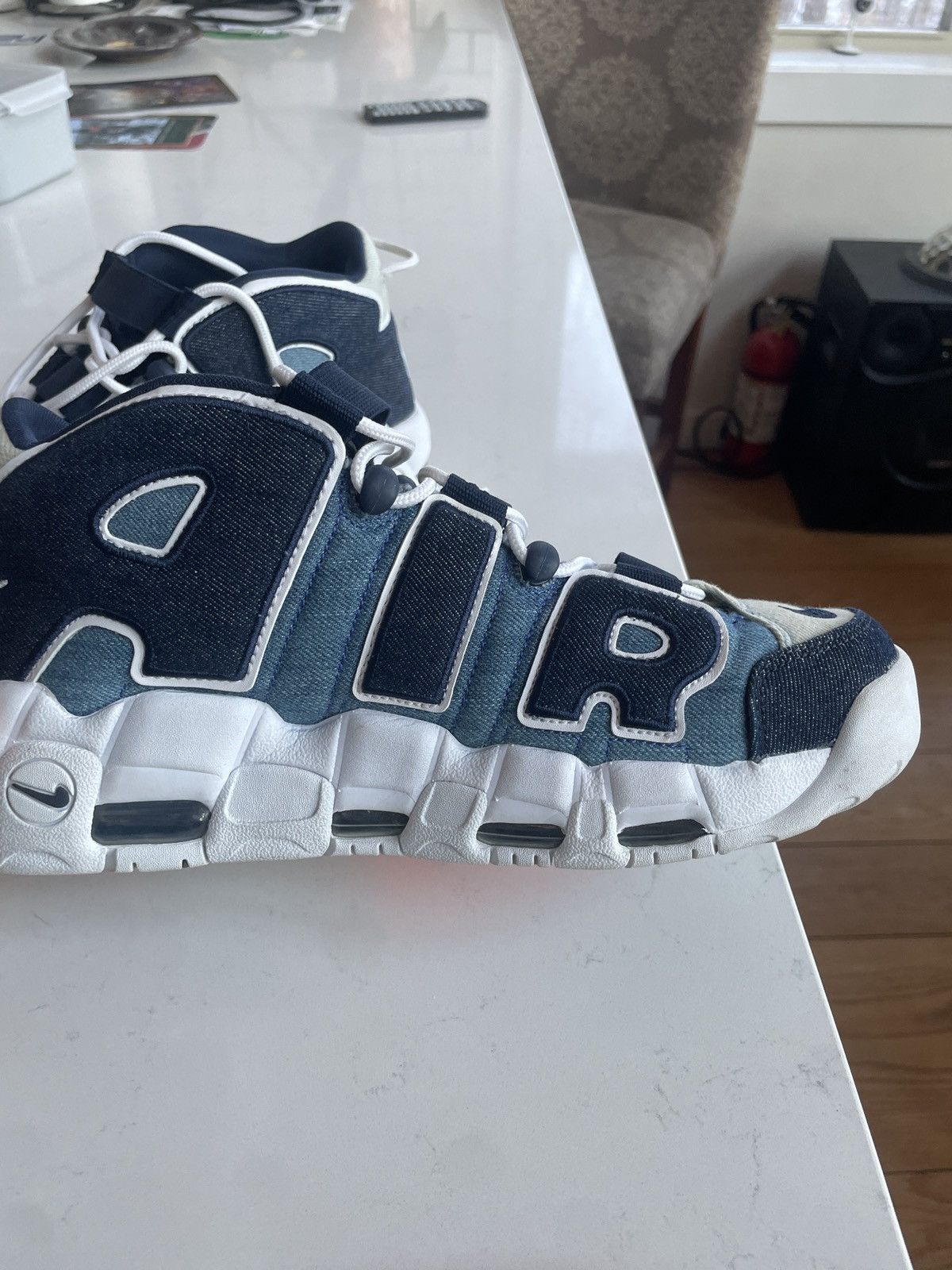 Nike Nike air uptempo denim Size US 10.5 / EU 43-44 - 8 Thumbnail