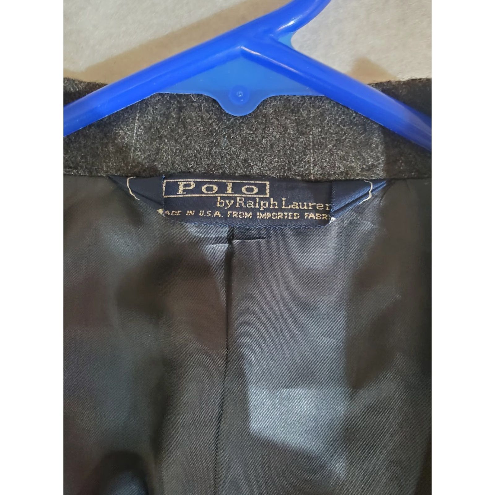 Polo Ralph Lauren VINTAGE Polo Ralph Lauren Blazer Jacket Mens Wool 2-Button Notch Lapel 41R Navy c75cs? Size US L / EU 52-54 / 3 - 3 Thumbnail