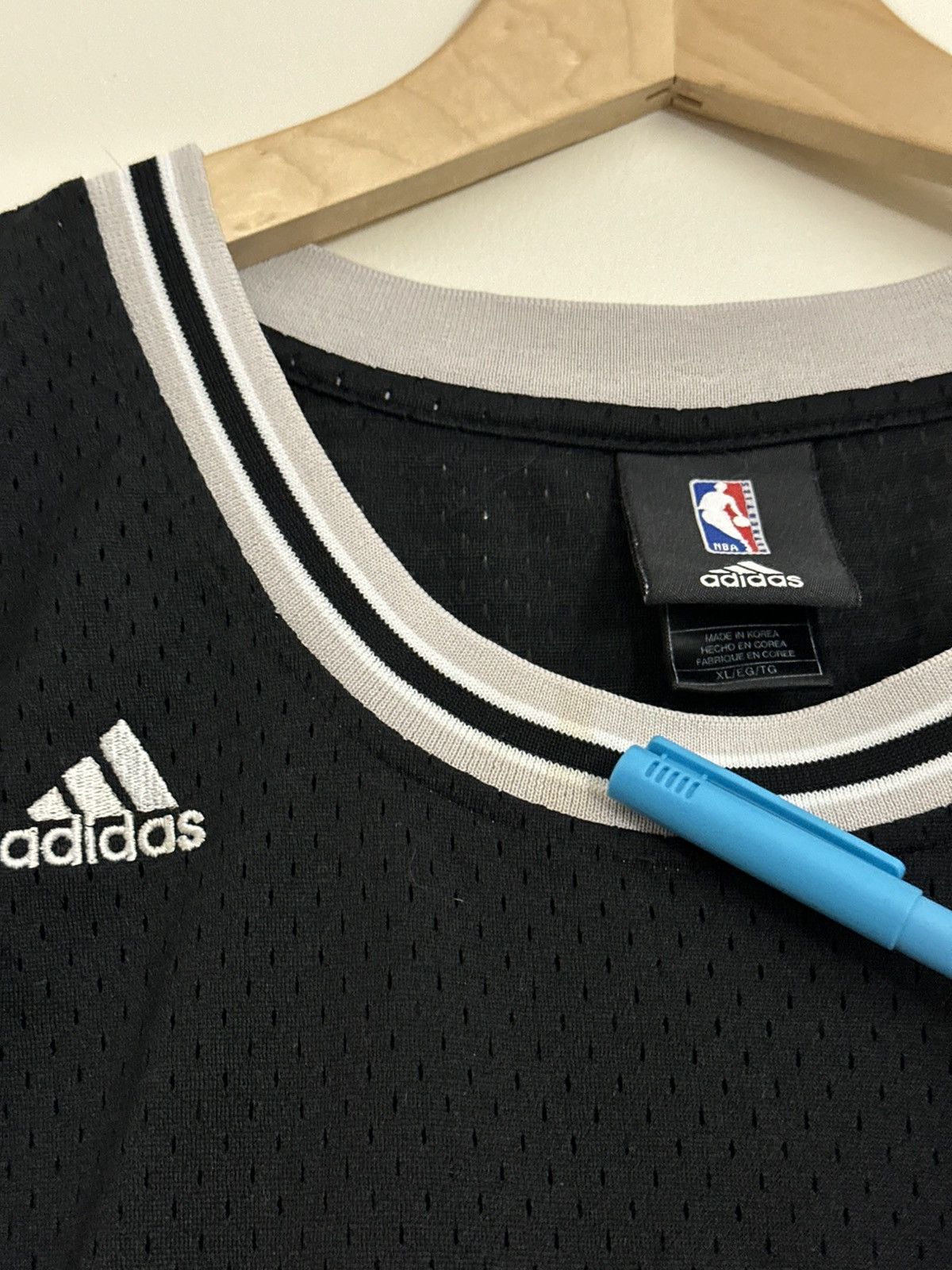 Adidas Vintage Adidas NBA San Antonio Spurs Tony Parker 9 Jersey Size US XL / EU 56 / 4 - 3 Thumbnail