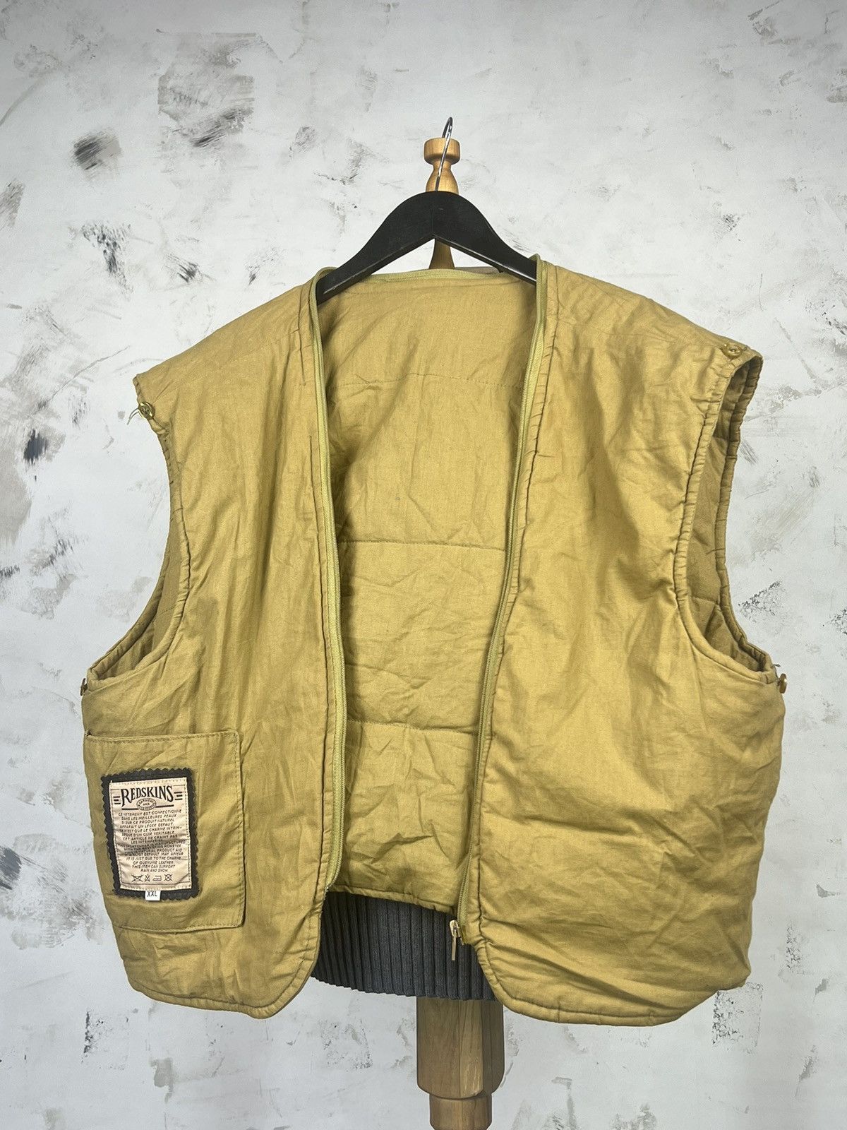 Vintage Vintage Redskins Air Force Bomber Leather Jacket Size XL-XXL Size US XXL / EU 58 / 5 - 9 Thumbnail