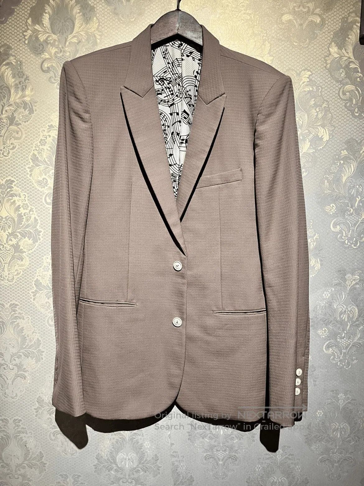 Number (N)ine Number Nine 07SS BOY Letters Inside Jacket. Size US L / EU 52-54 / 3 - 7 Thumbnail