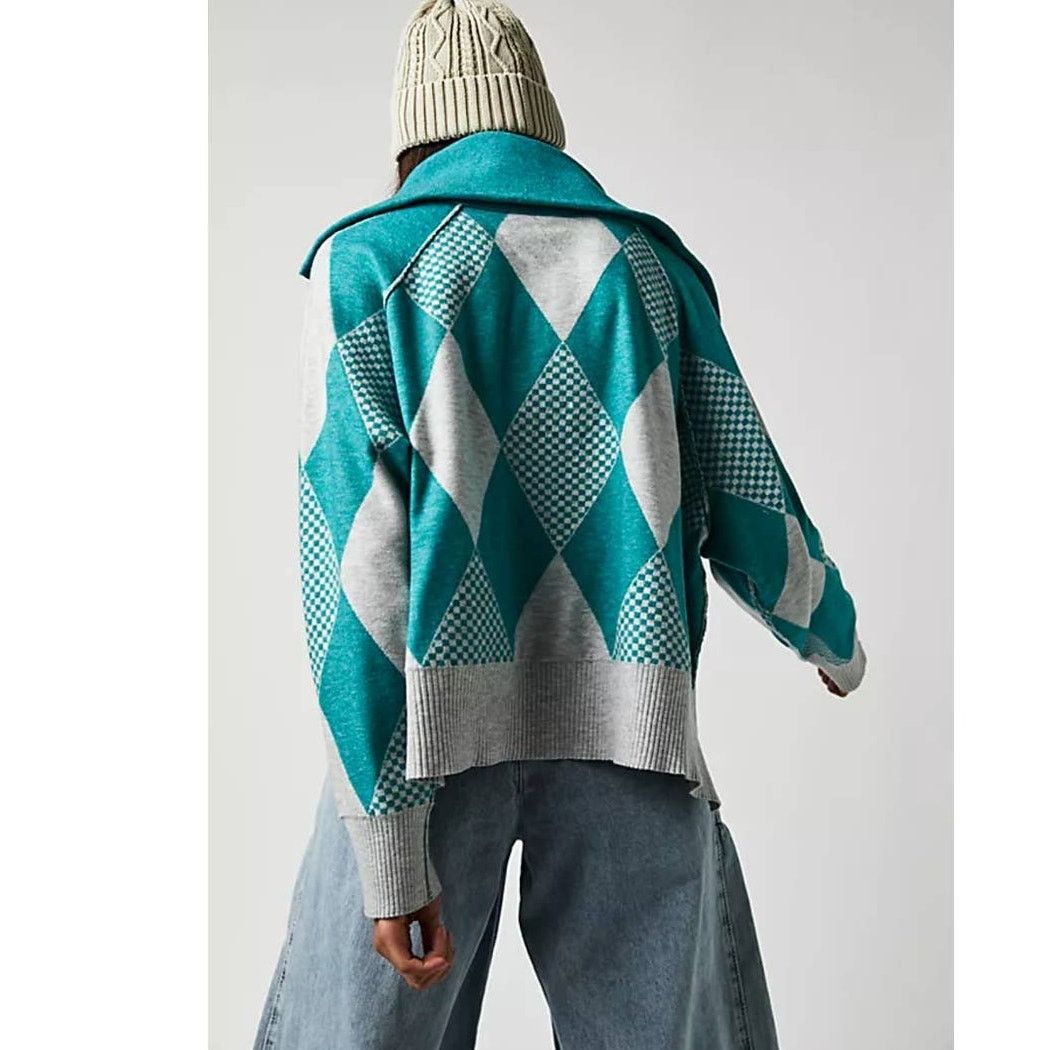 Free People Free People Lucy Half Zip Pullover SWEATER TOP $198 SMALL Size S / US 4 / IT 40 - 3 Thumbnail
